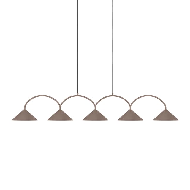 Curve 5 Deckenlampe Mocha