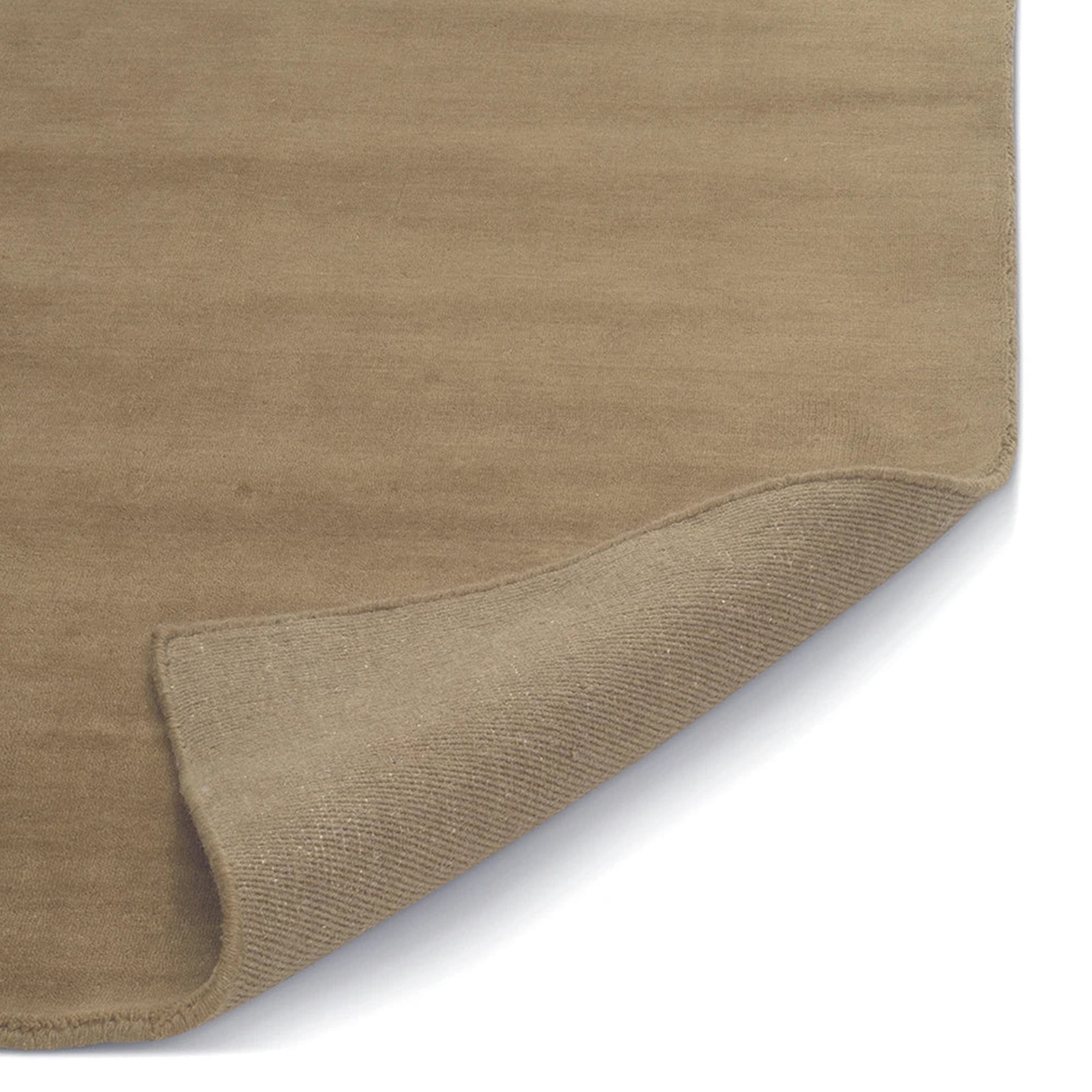Solid Wollteppich Weizen 200x300