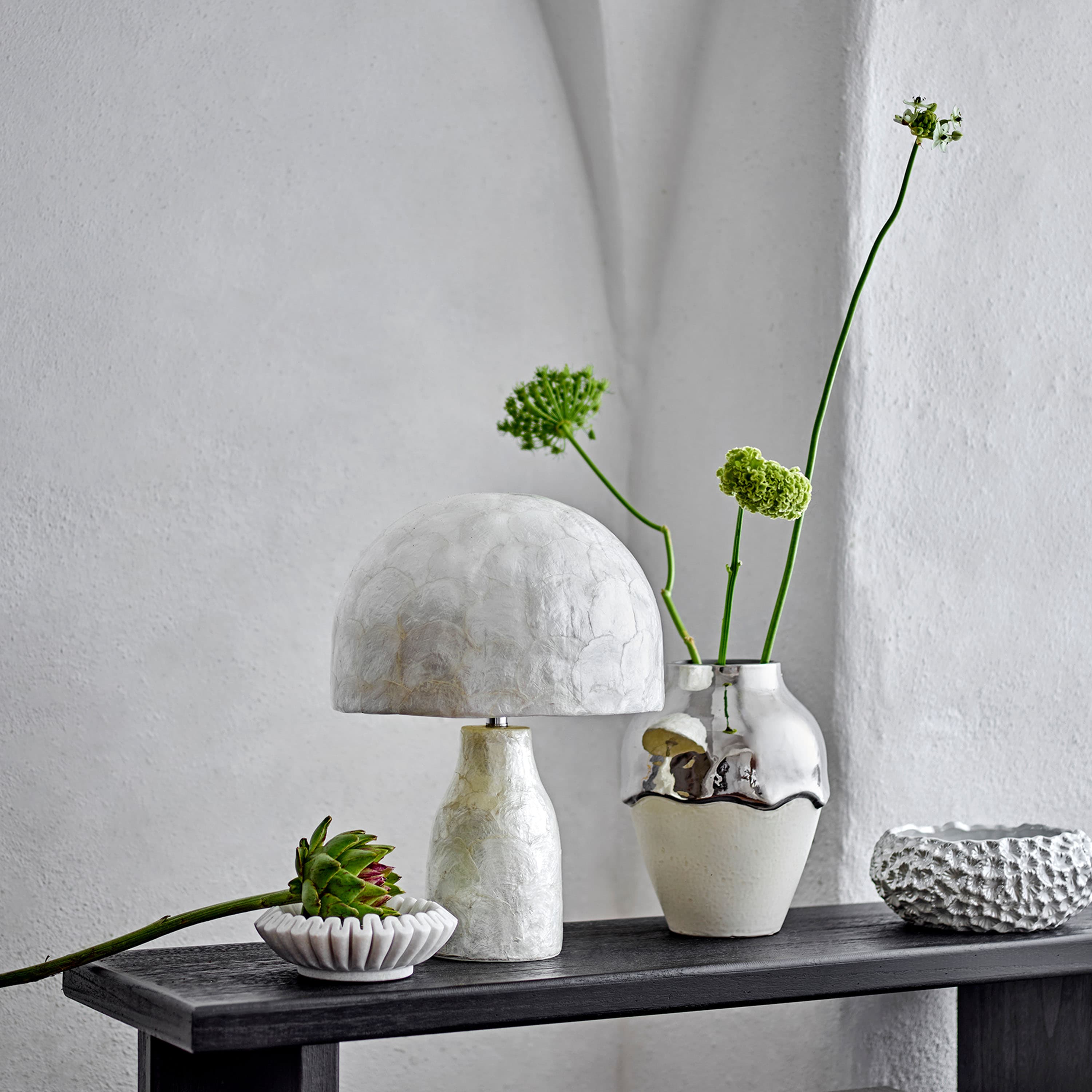 Adria Tischlampe Nature 43cm