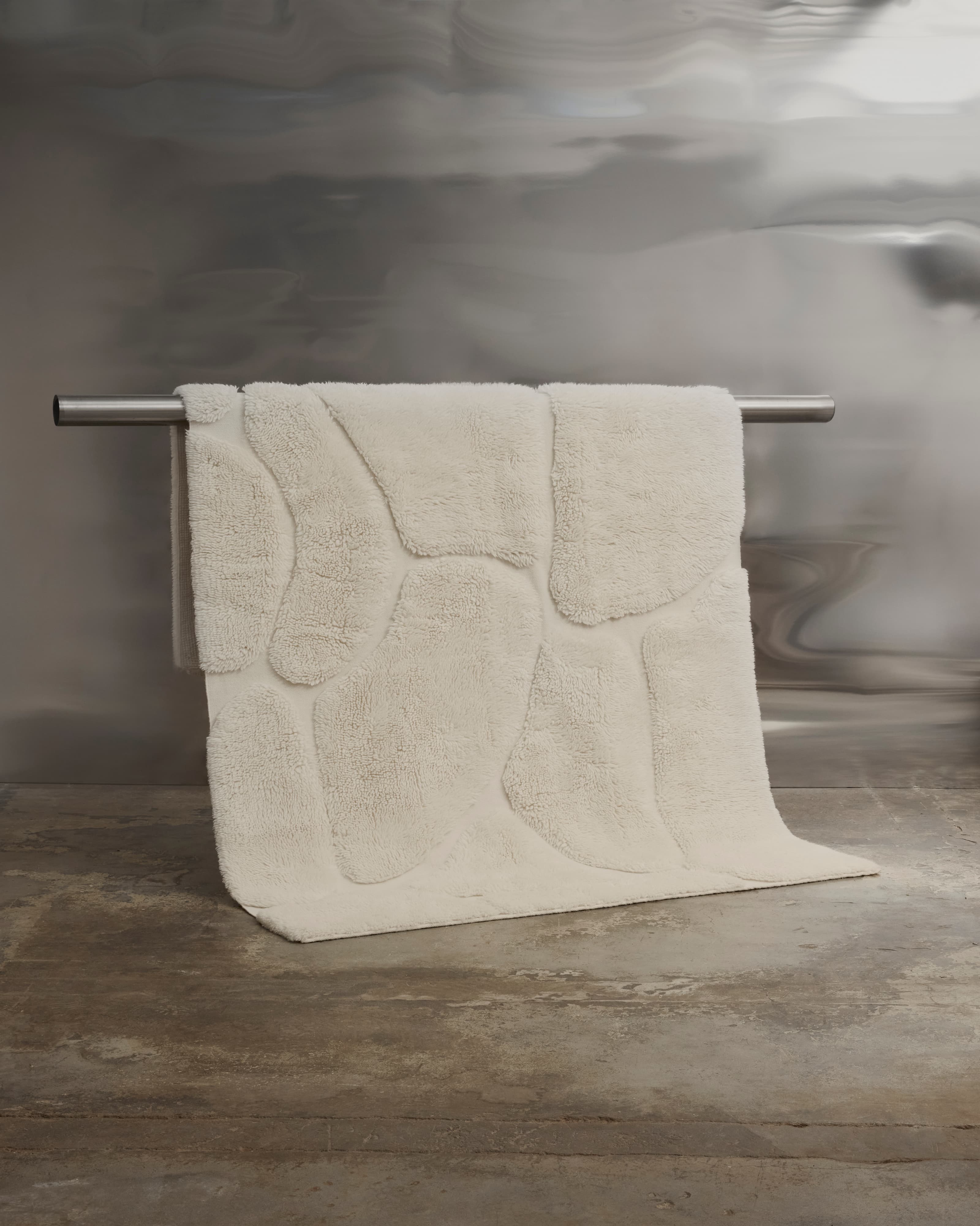 Kullin Wollteppich Offwhite 170x240