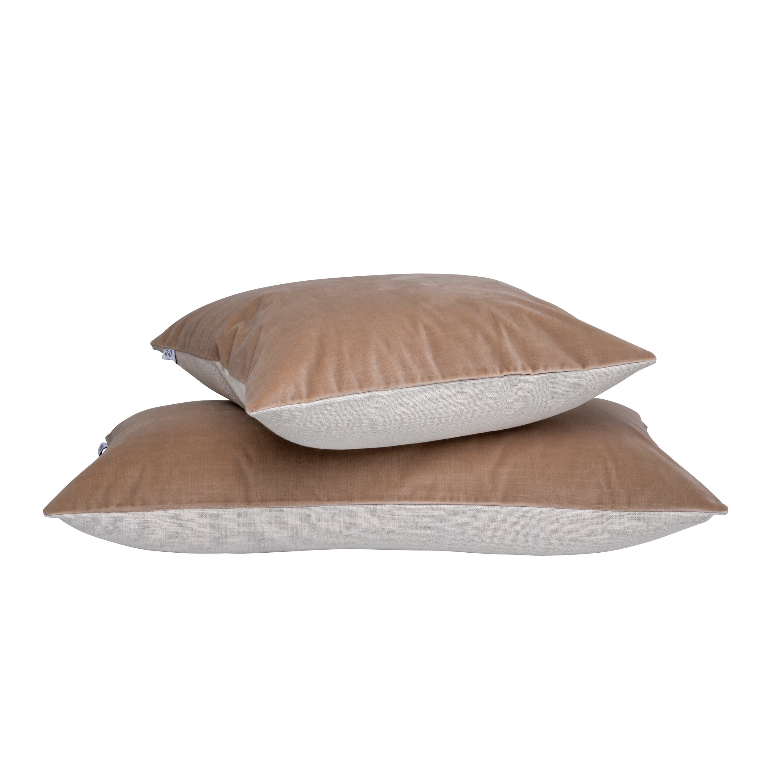 Verona Kissenbezug Samt Beige 40x80