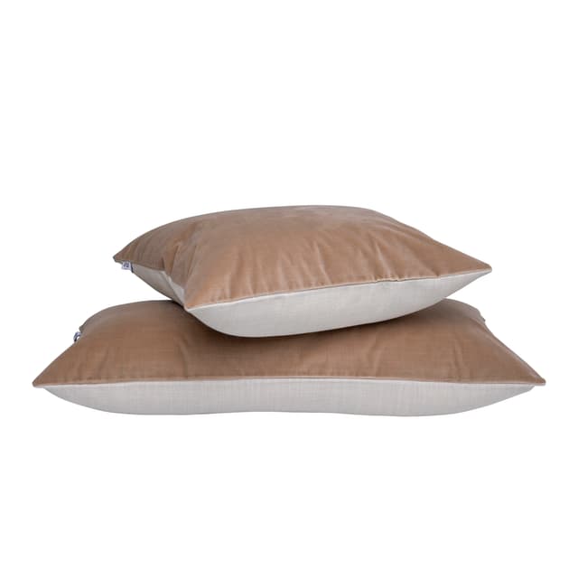 Verona Kissenbezug Samt Beige 40x80