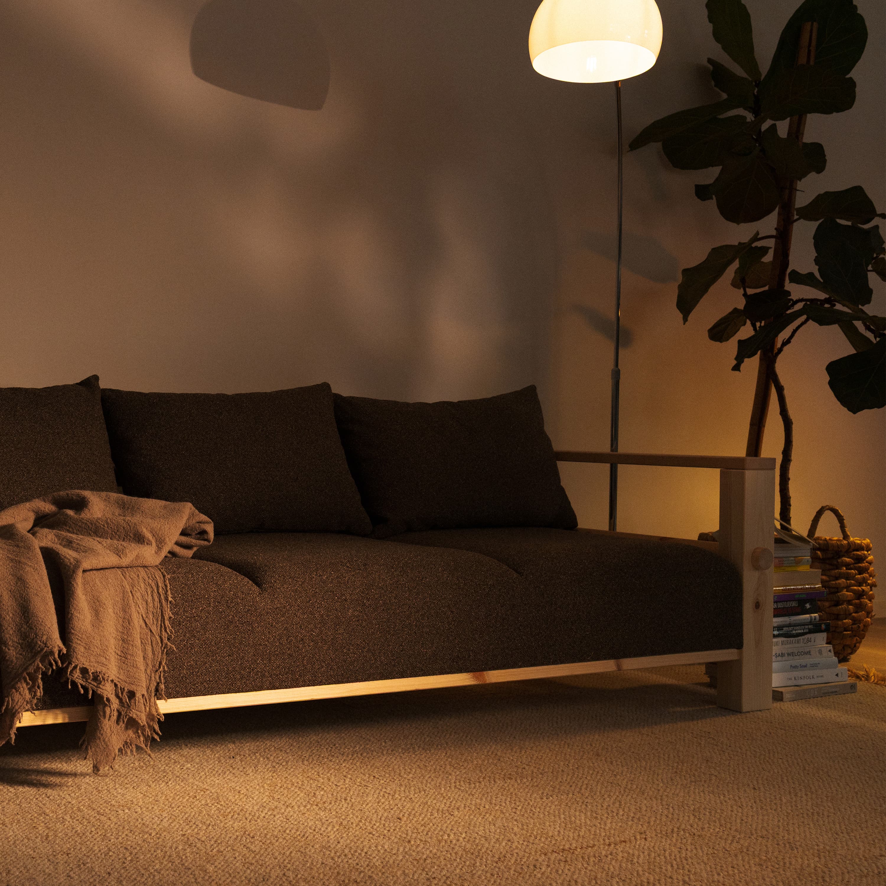Bare Sofa Bed Raw/Mellow Brown