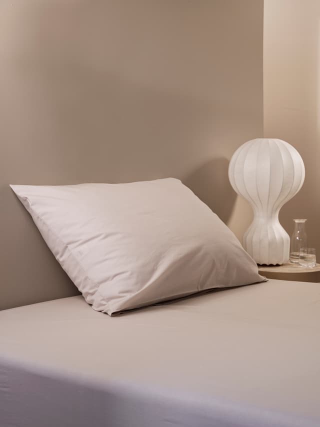 Pillowcase Cotton Beige 70x100