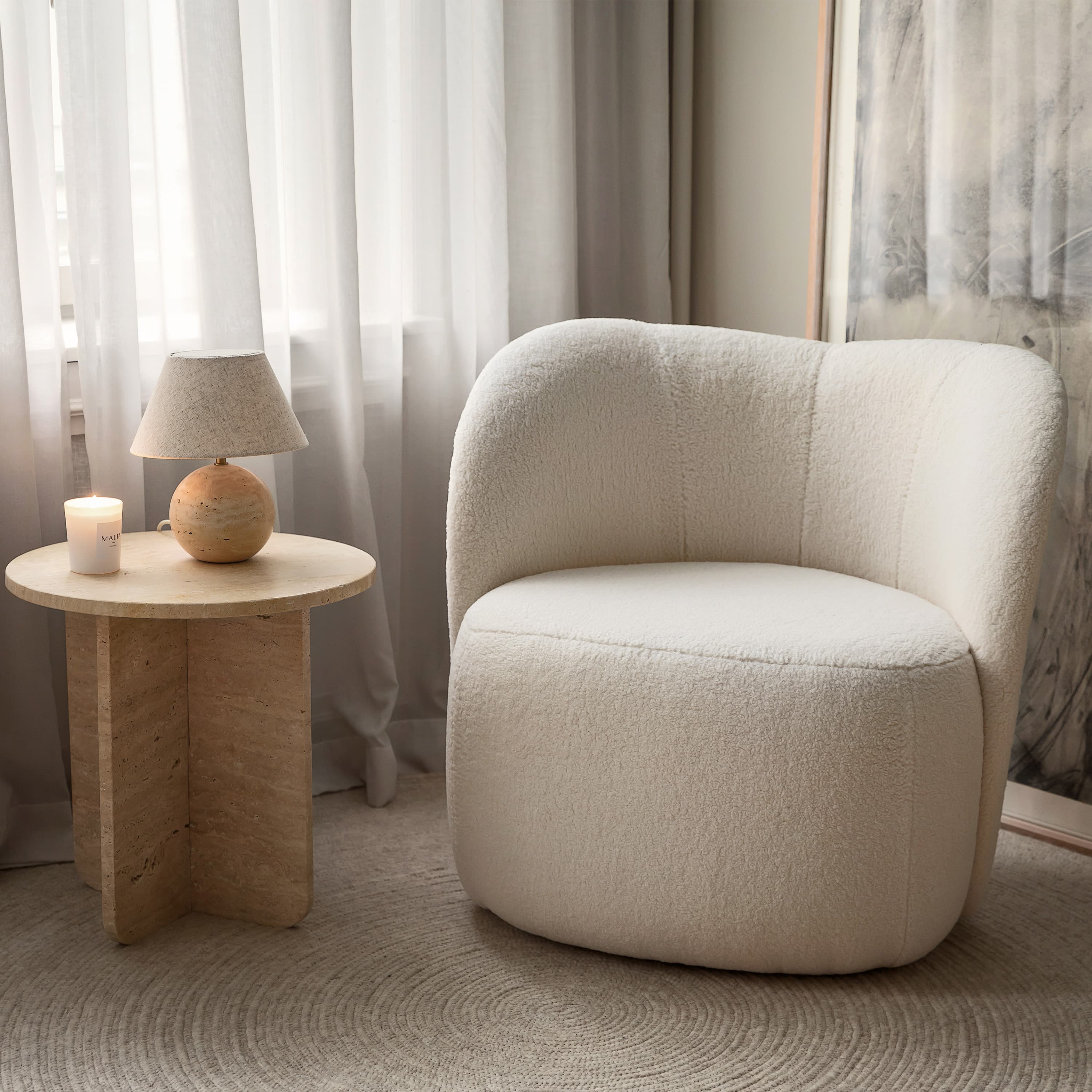 Lollo Sessel Creme Teddy
