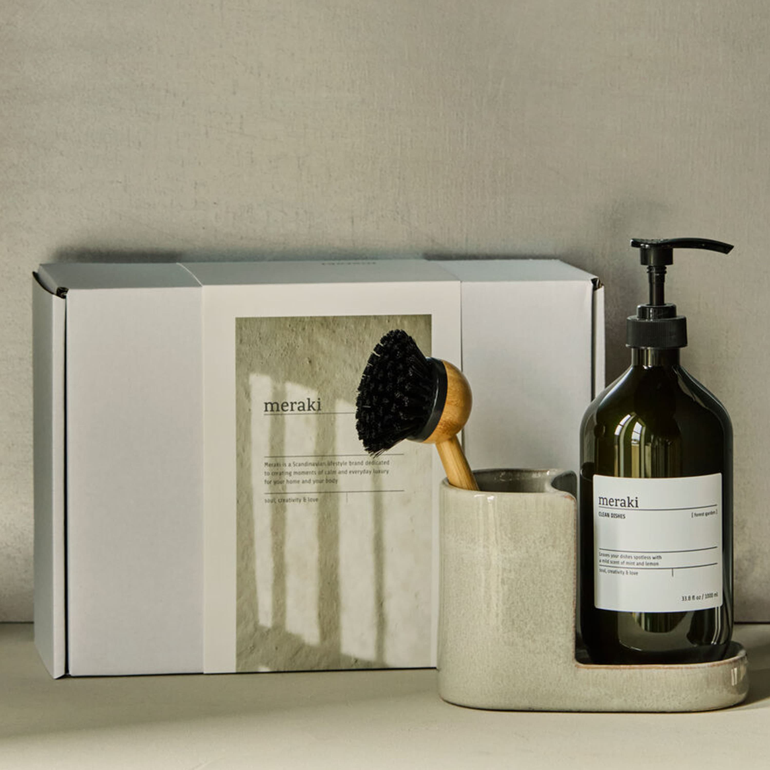 Forest Garden Gift Box Dish Set Grey 1000 ml