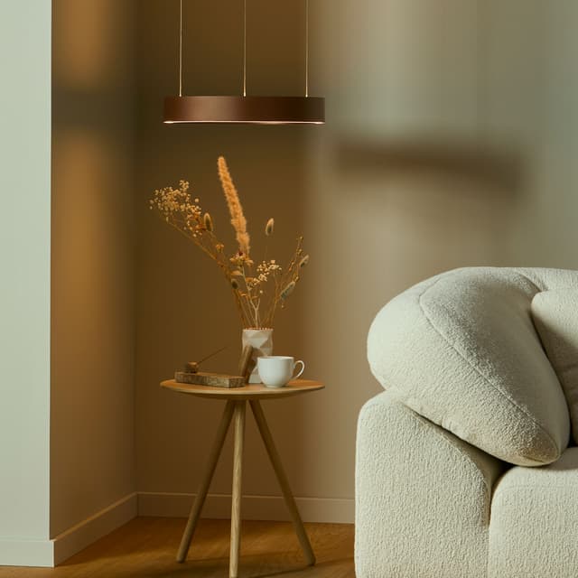 Velora Deckenleuchte Caramel Brown Small