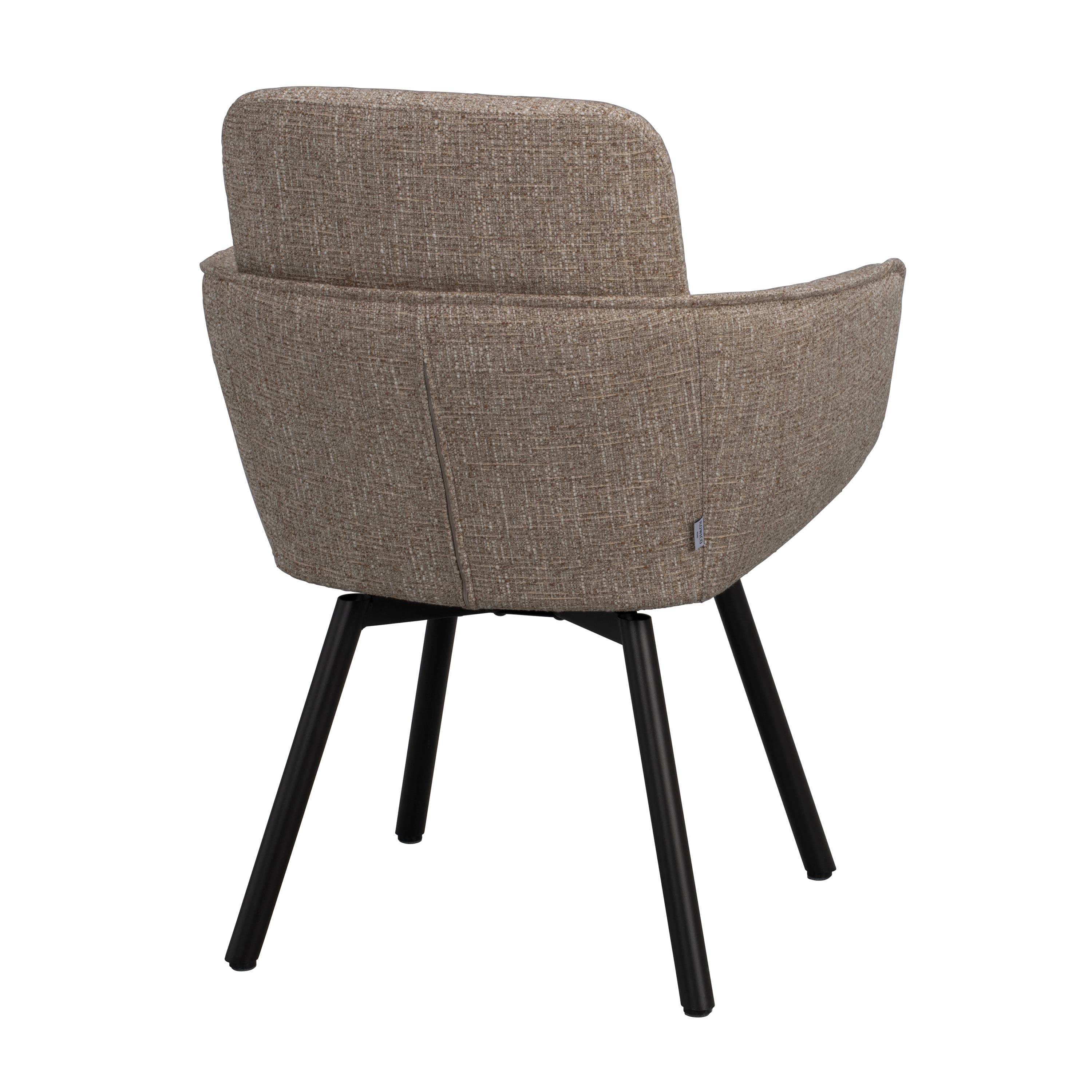 Roswell Karmstol Mörkbeige/Brun