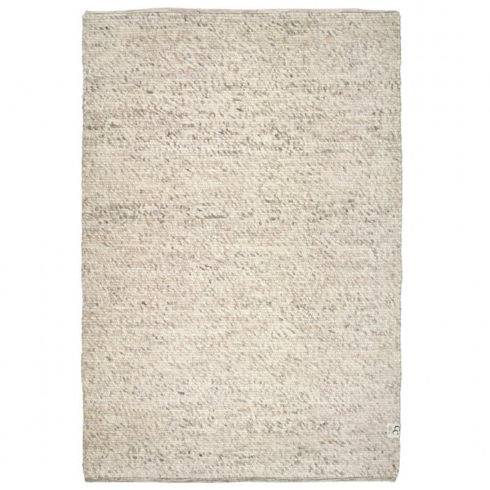 Merino Wollteppich Naturbeige 170x230