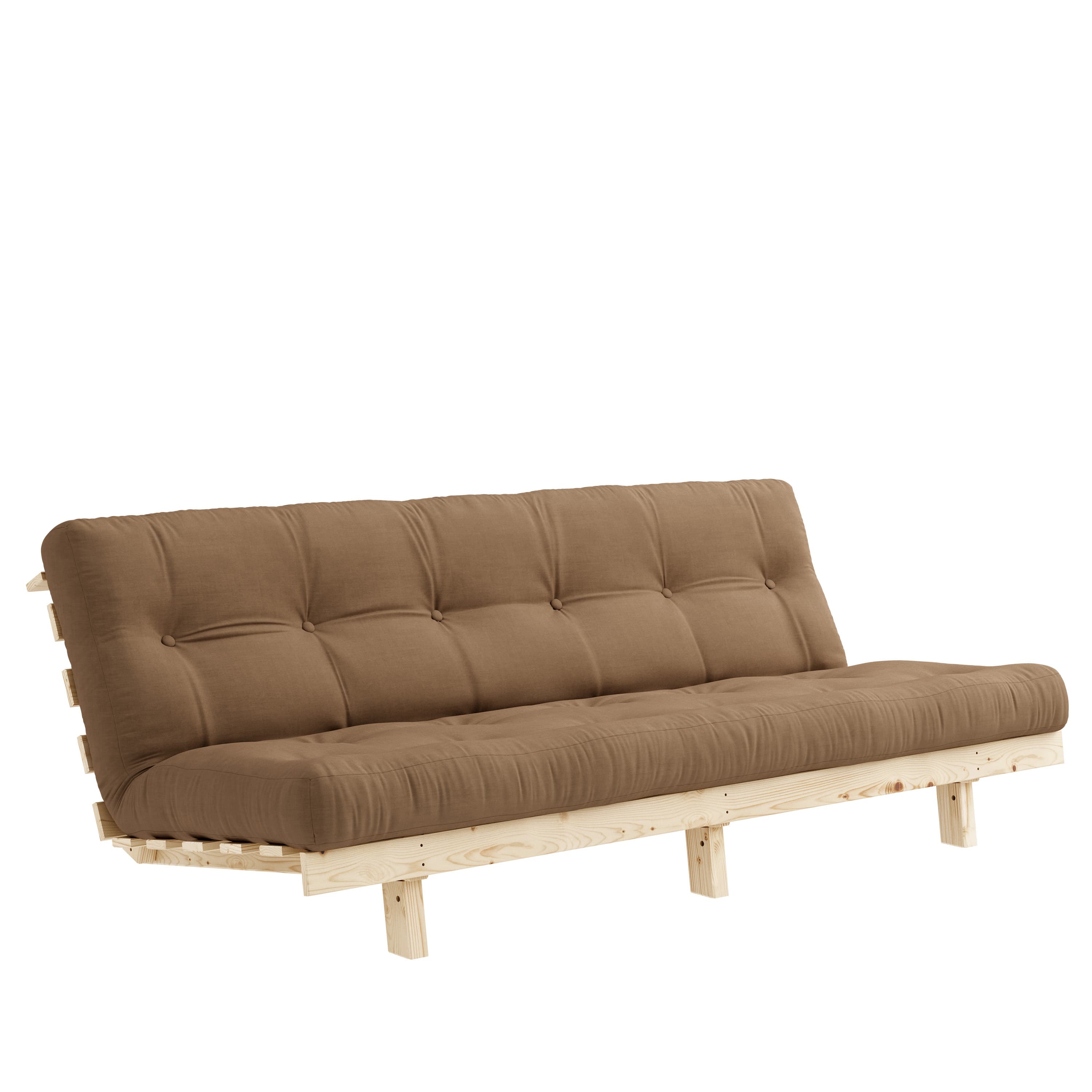 Lean Raw Sofa Bed Mocca 130x200