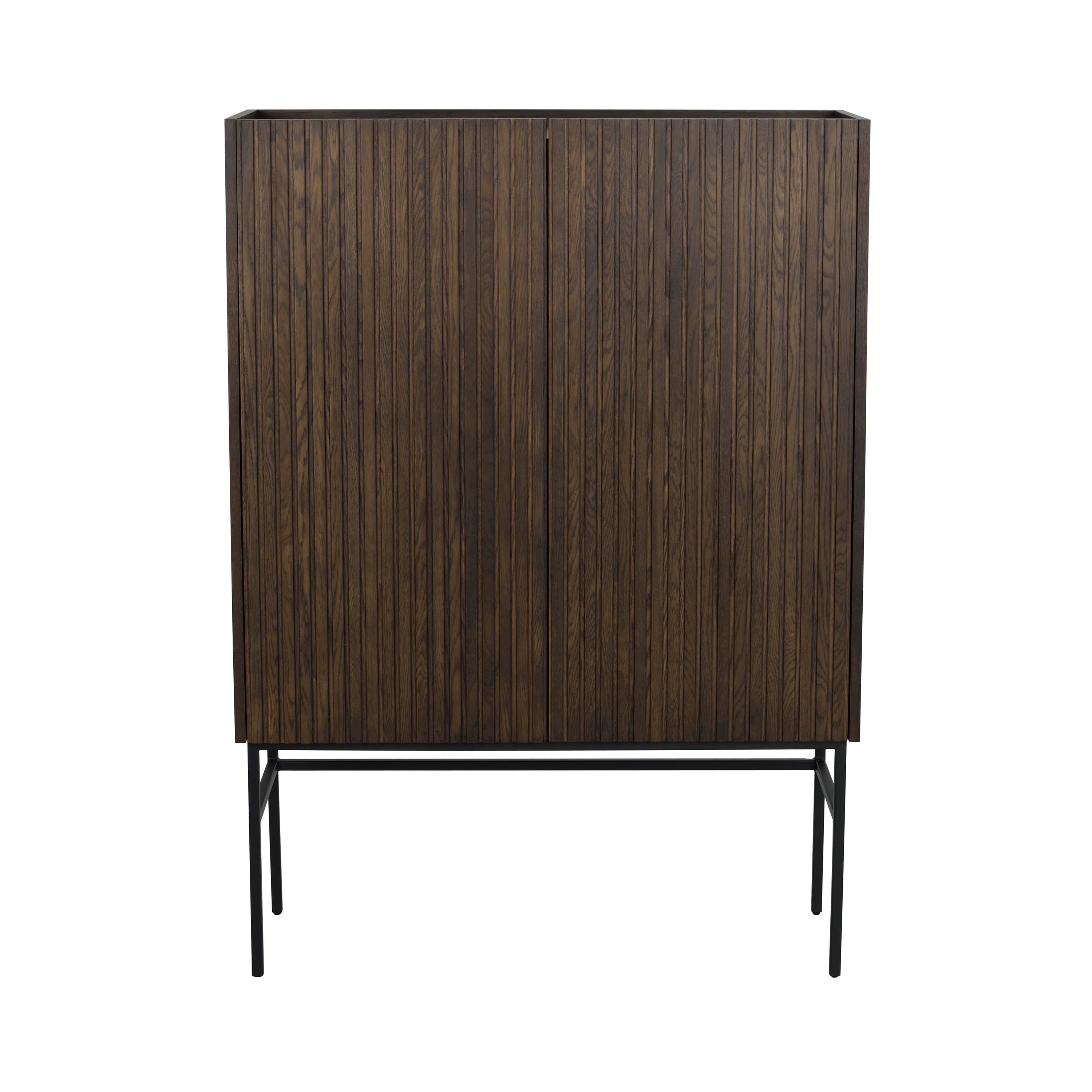 Halifax Cabinet Brown/Black 100cm