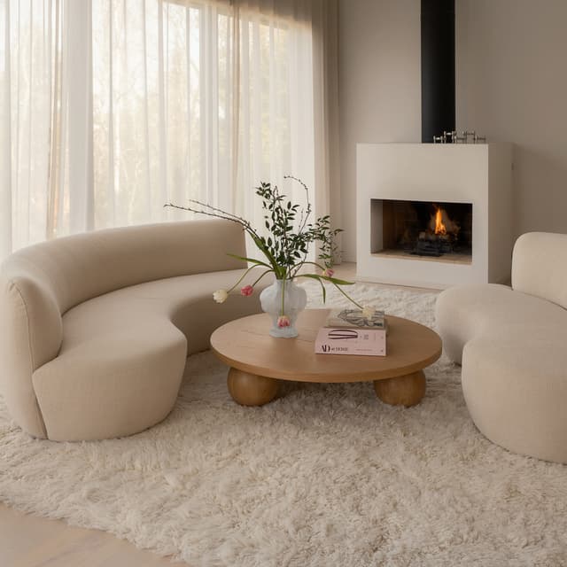 Fluffy Flokati-Teppich 140x200 cm