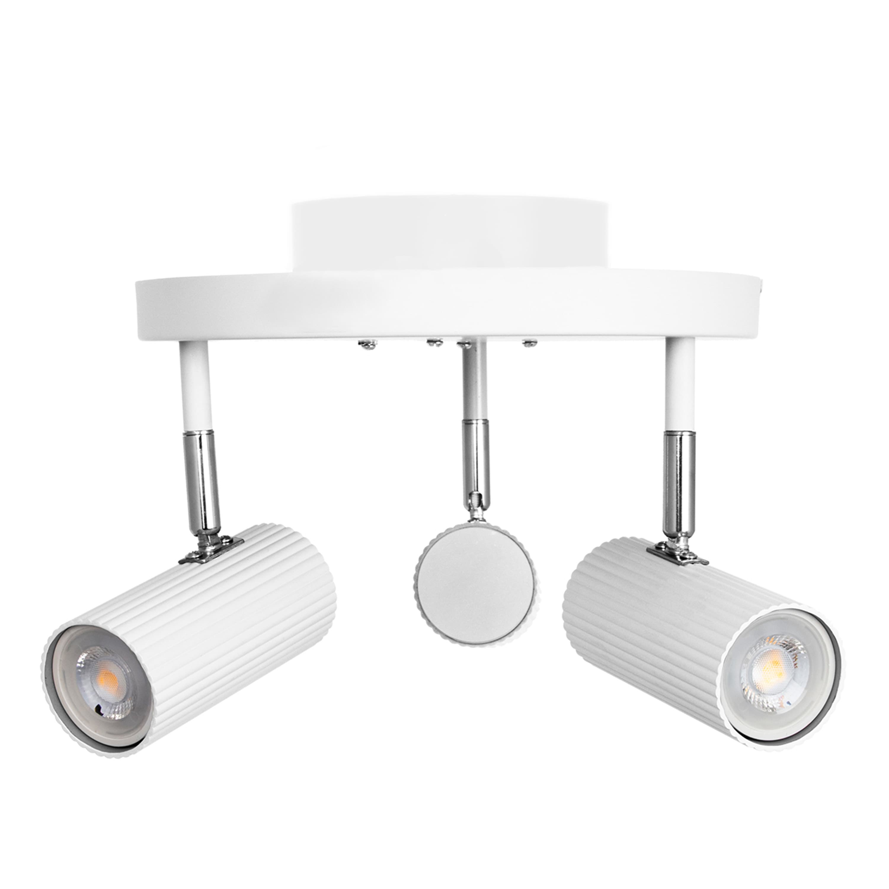 Globen Lighting Hubble 3 Round Spotlight White - Sleepo