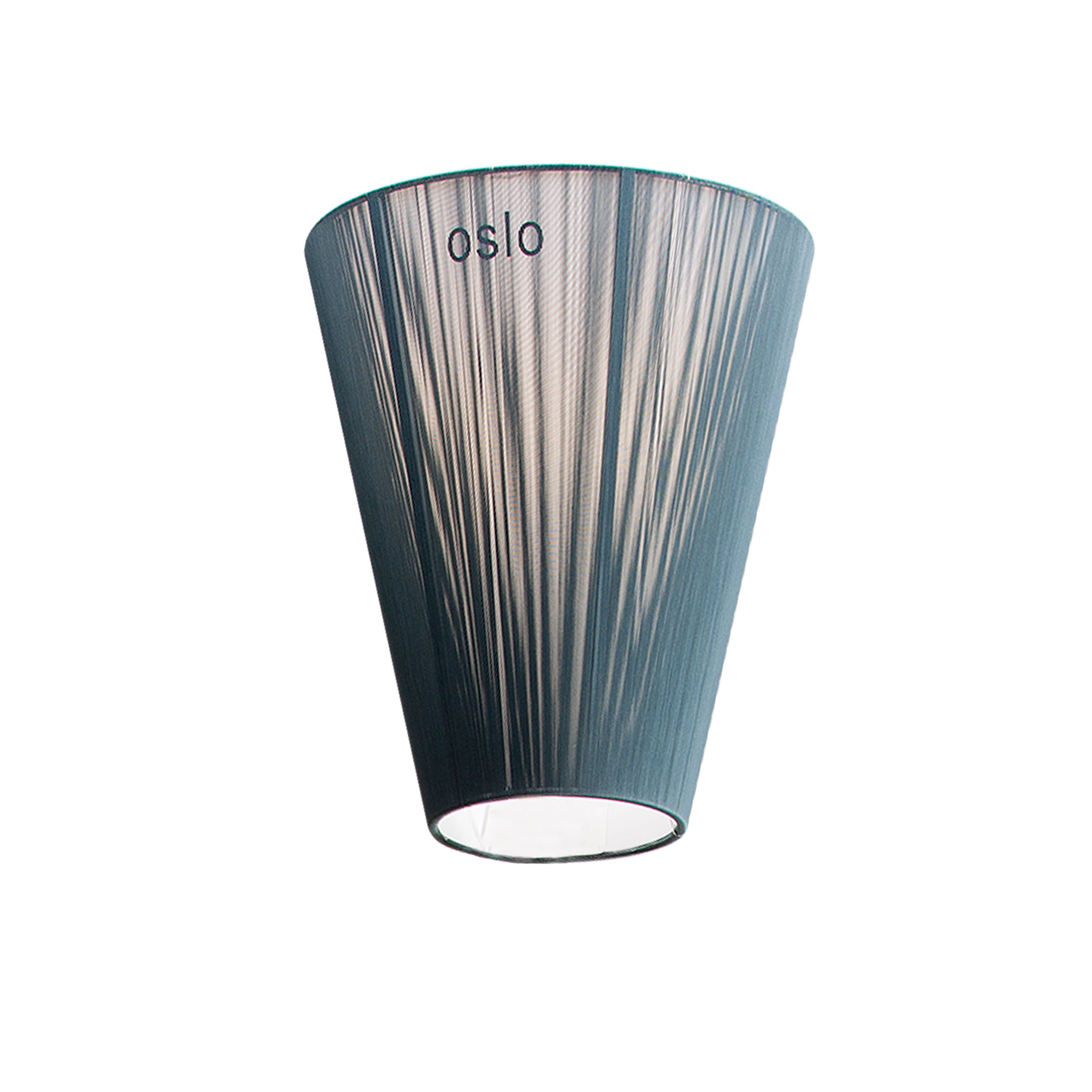 Oslo Wood Stehlampe Schirm Green