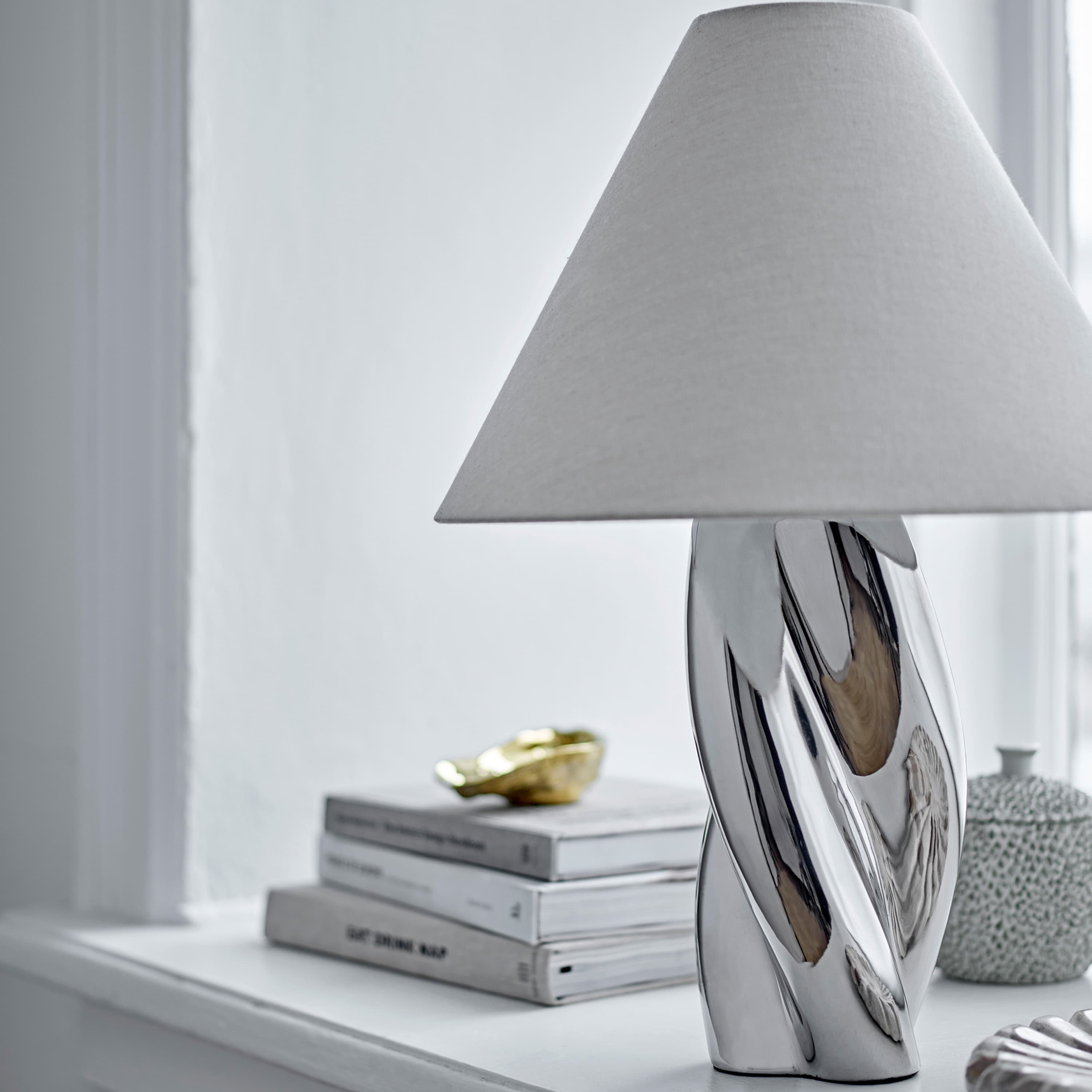 Silva Tischlampe Silber