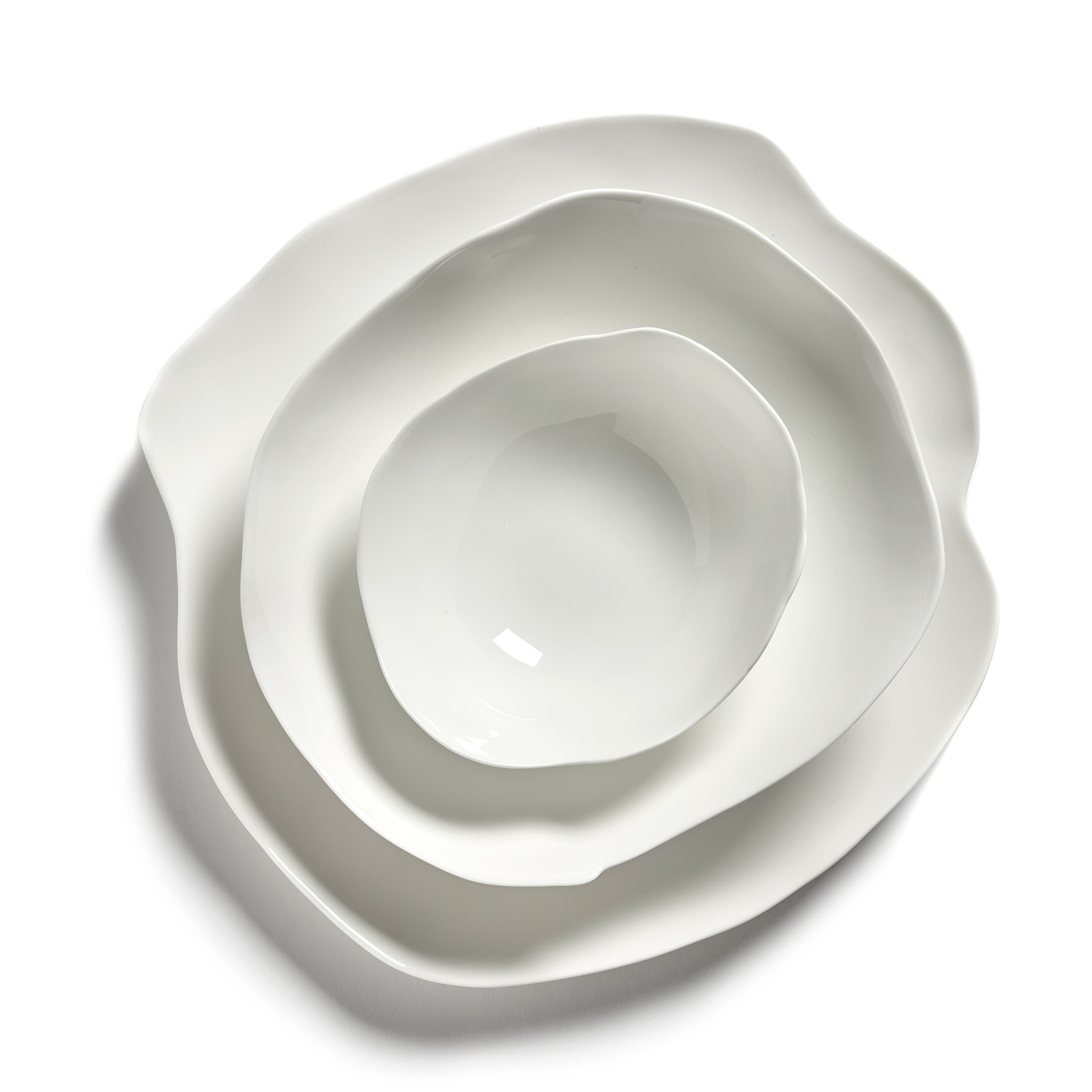 Perfect Imperfection Teller Weiß 30cm 4er-Pack