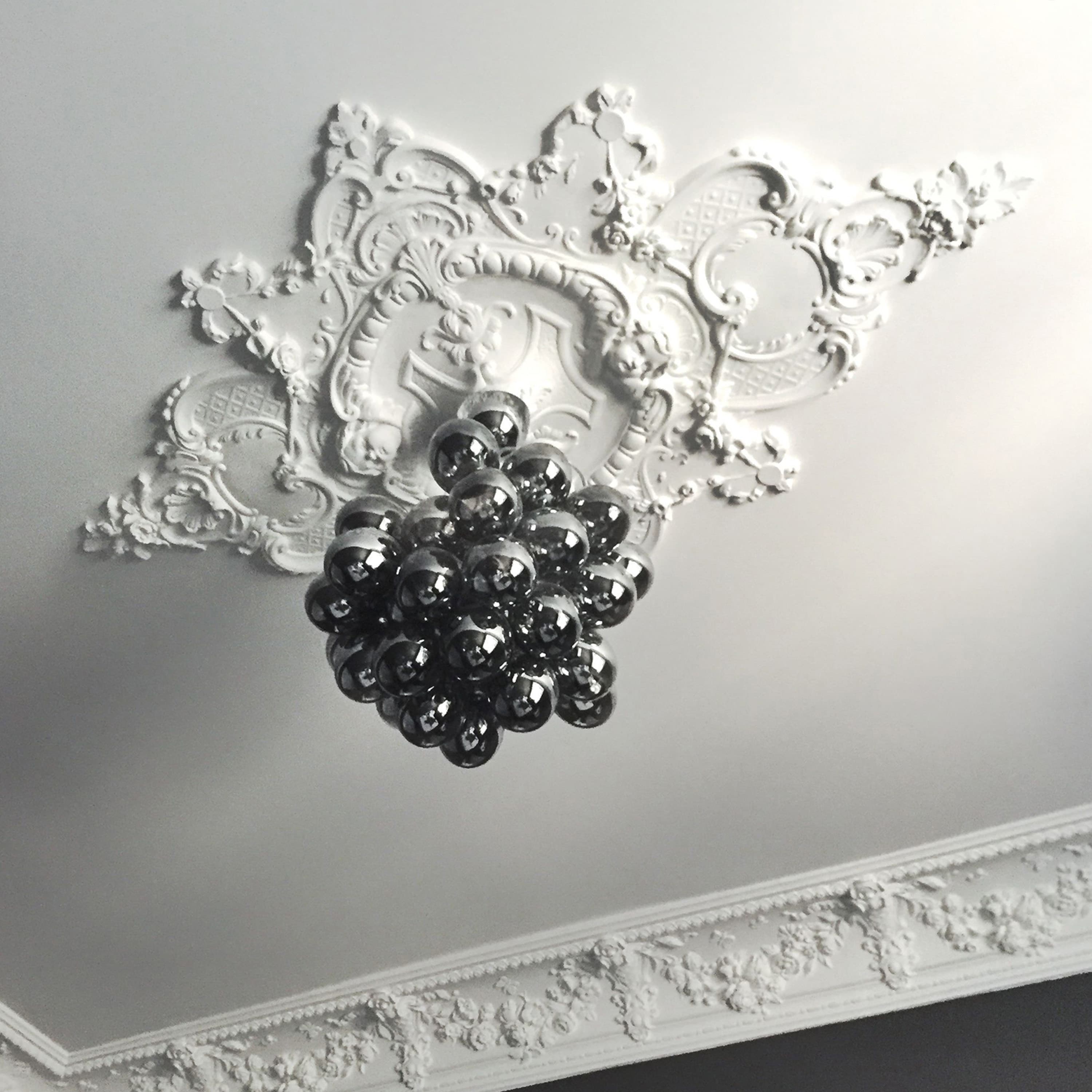 Gross Rauchgraue Deckenlampe