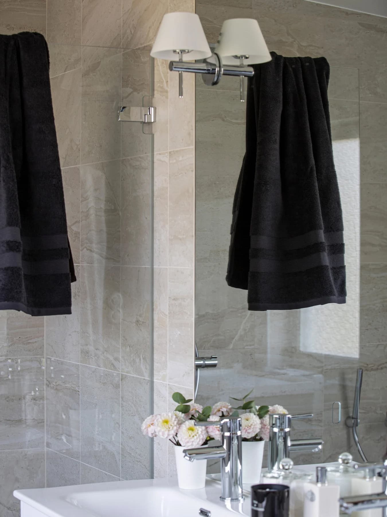 Fontana Towel Organic Anthracite 30x50