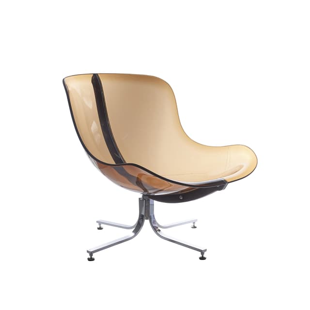 Glossy Armchair Beige
