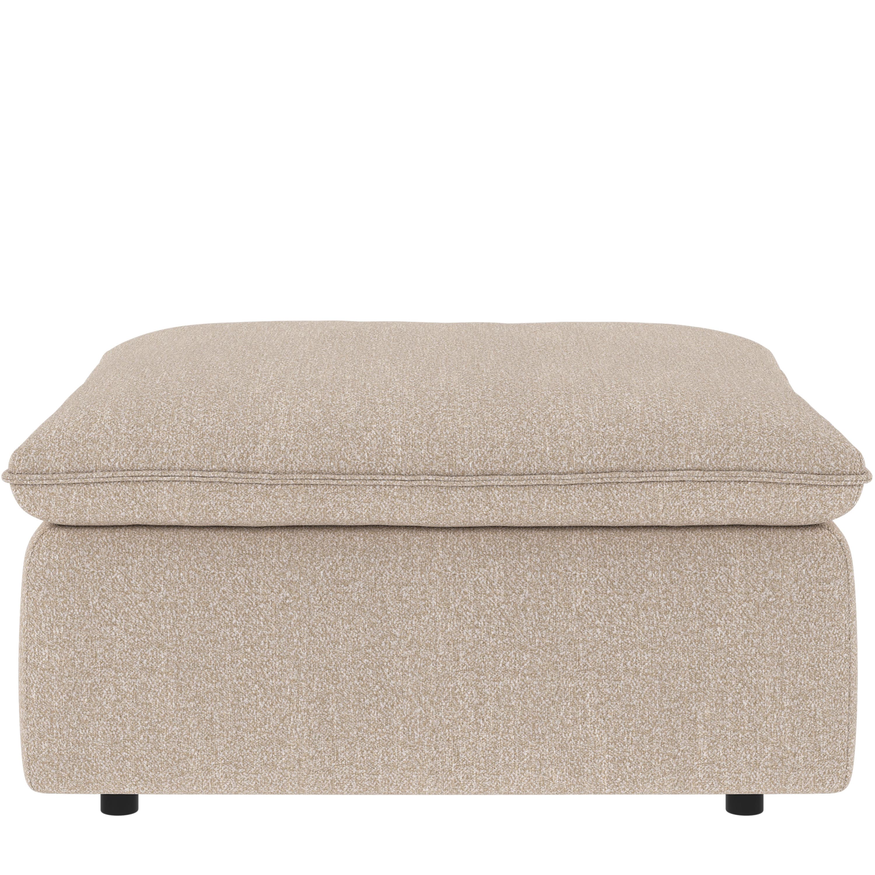 Rawlins Fotpall Sandra Ljusbeige