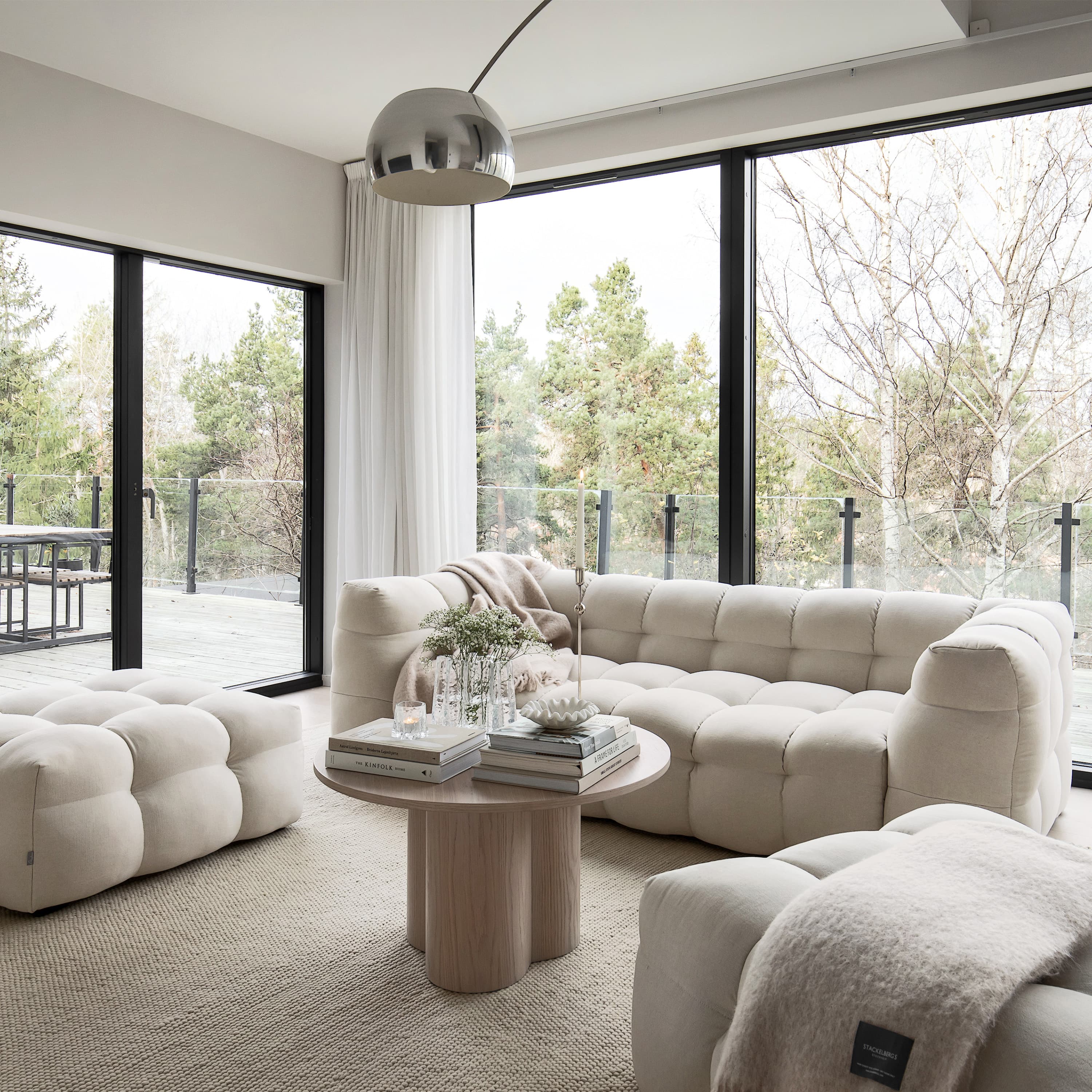 Billie 3-seater Sofa Nature 236cm