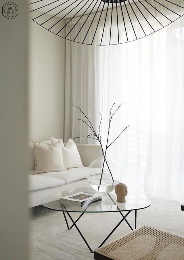 Dalsland Curtain Linen White 290cm