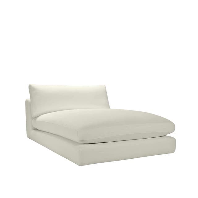 Capri 1,5-Sitzer-Chaiselongue-Modul Beige 120x184