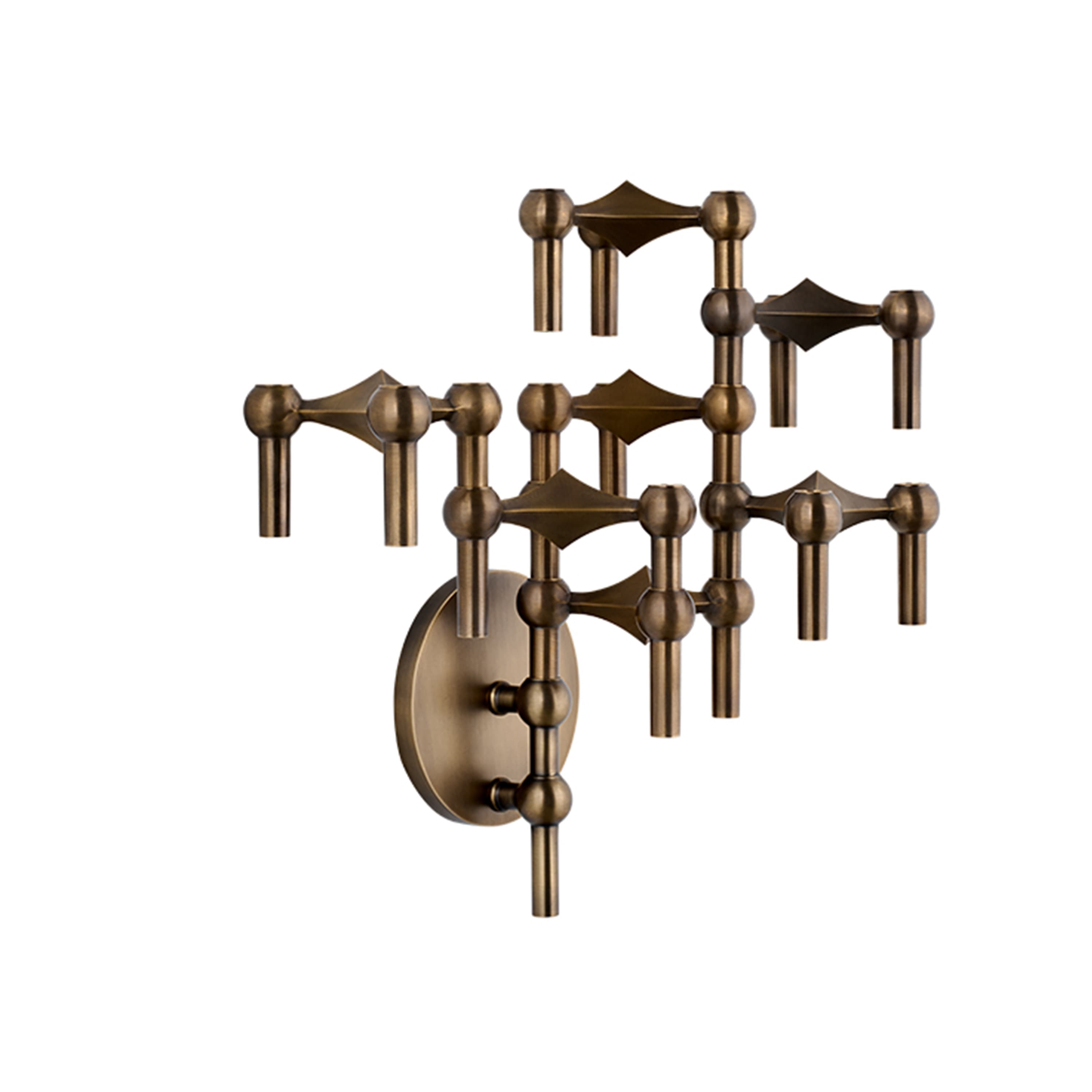 STOFF Nail Wall Candle Holder Bronzed Brass