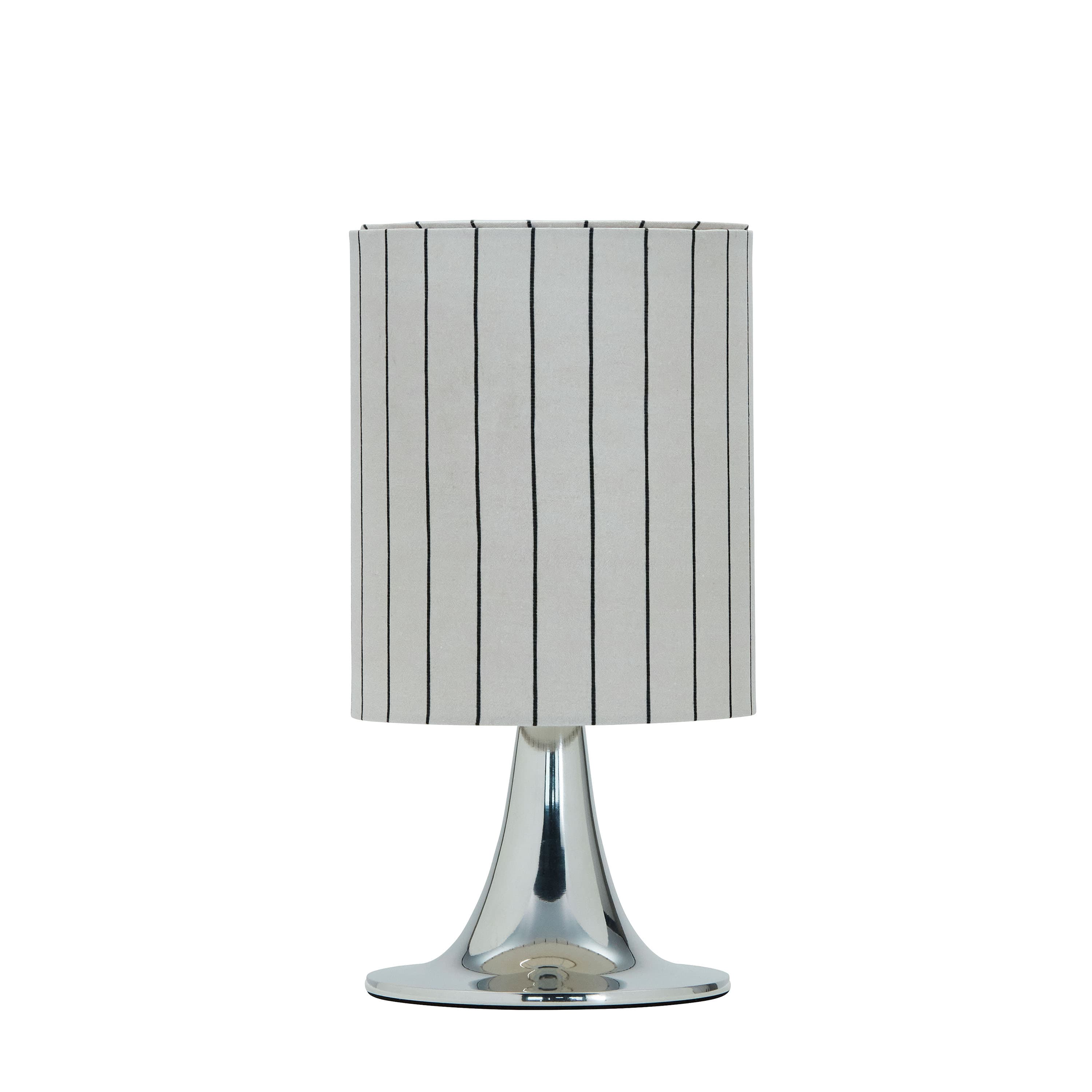 Tulip Table Lamp Silver 38cm