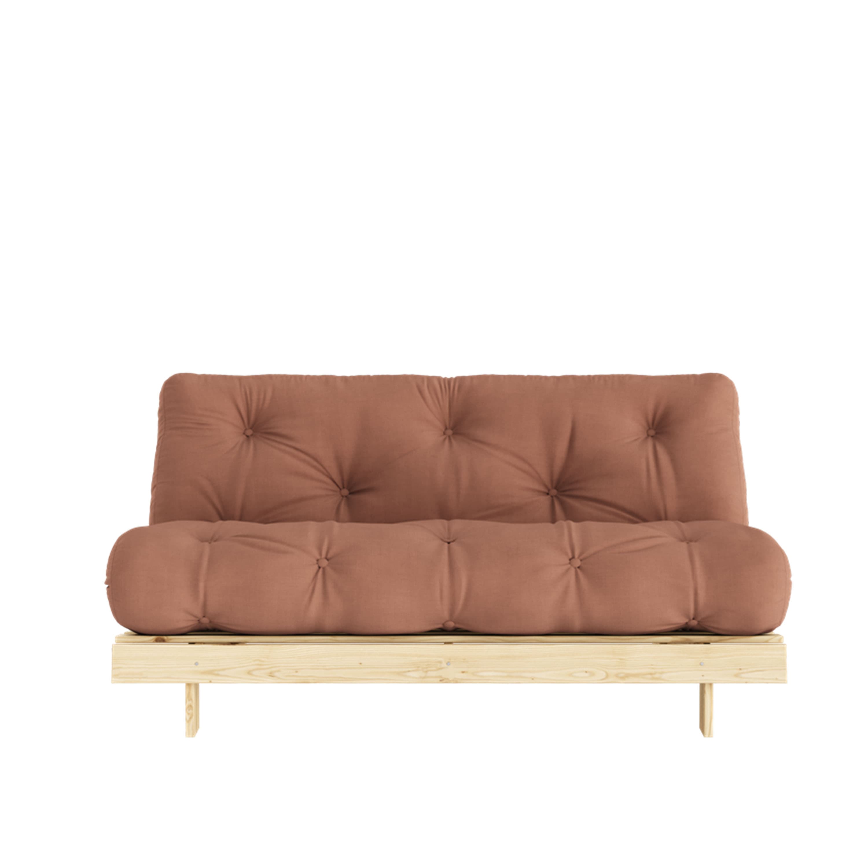Roots Schlafsofa Natur/Clay Brown 160cm