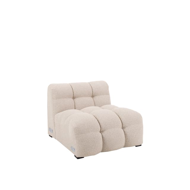Billie 1-Sitzer Sofa Modul Beige Bouclé 84cm