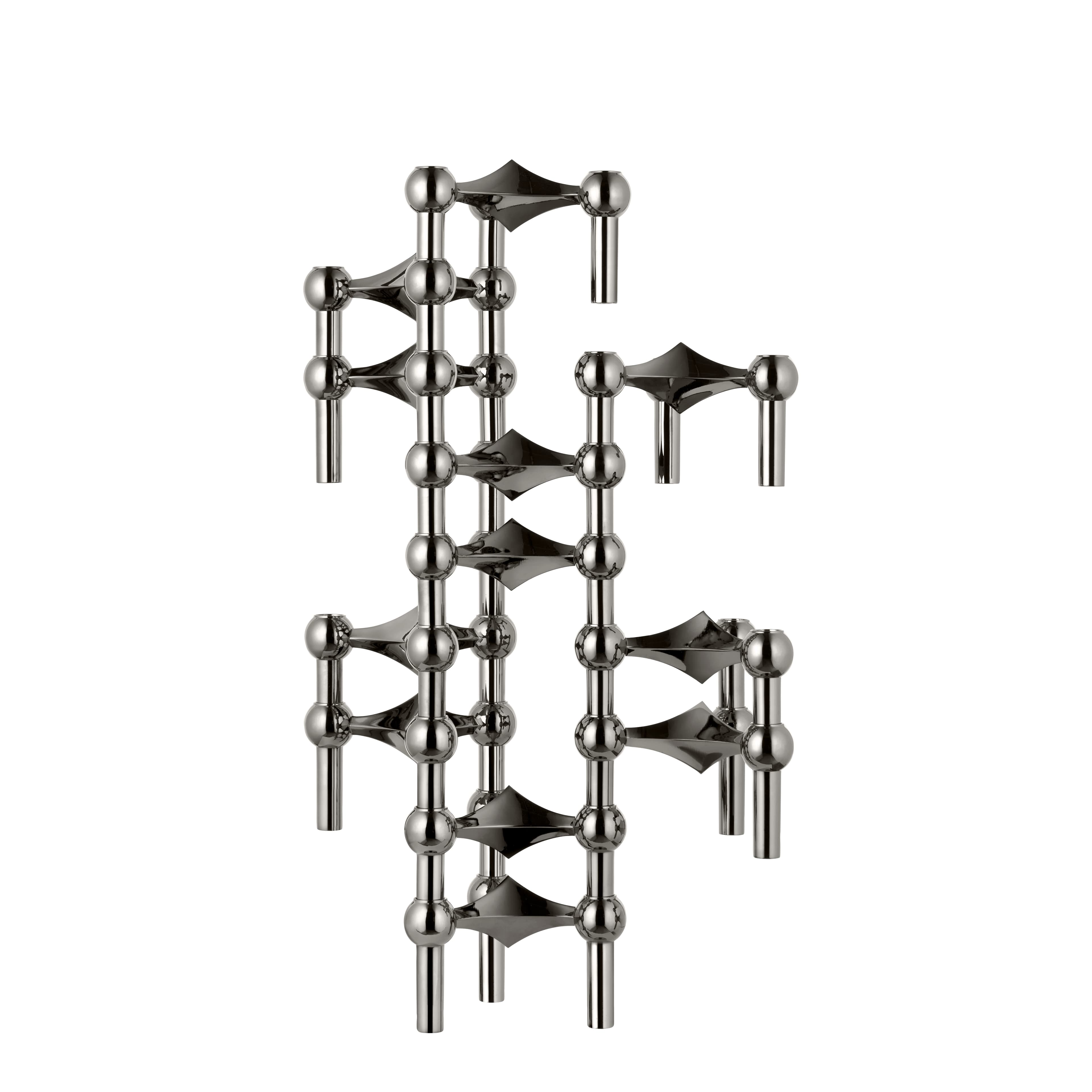 STOFF Nagel Leuchter Black Chrome