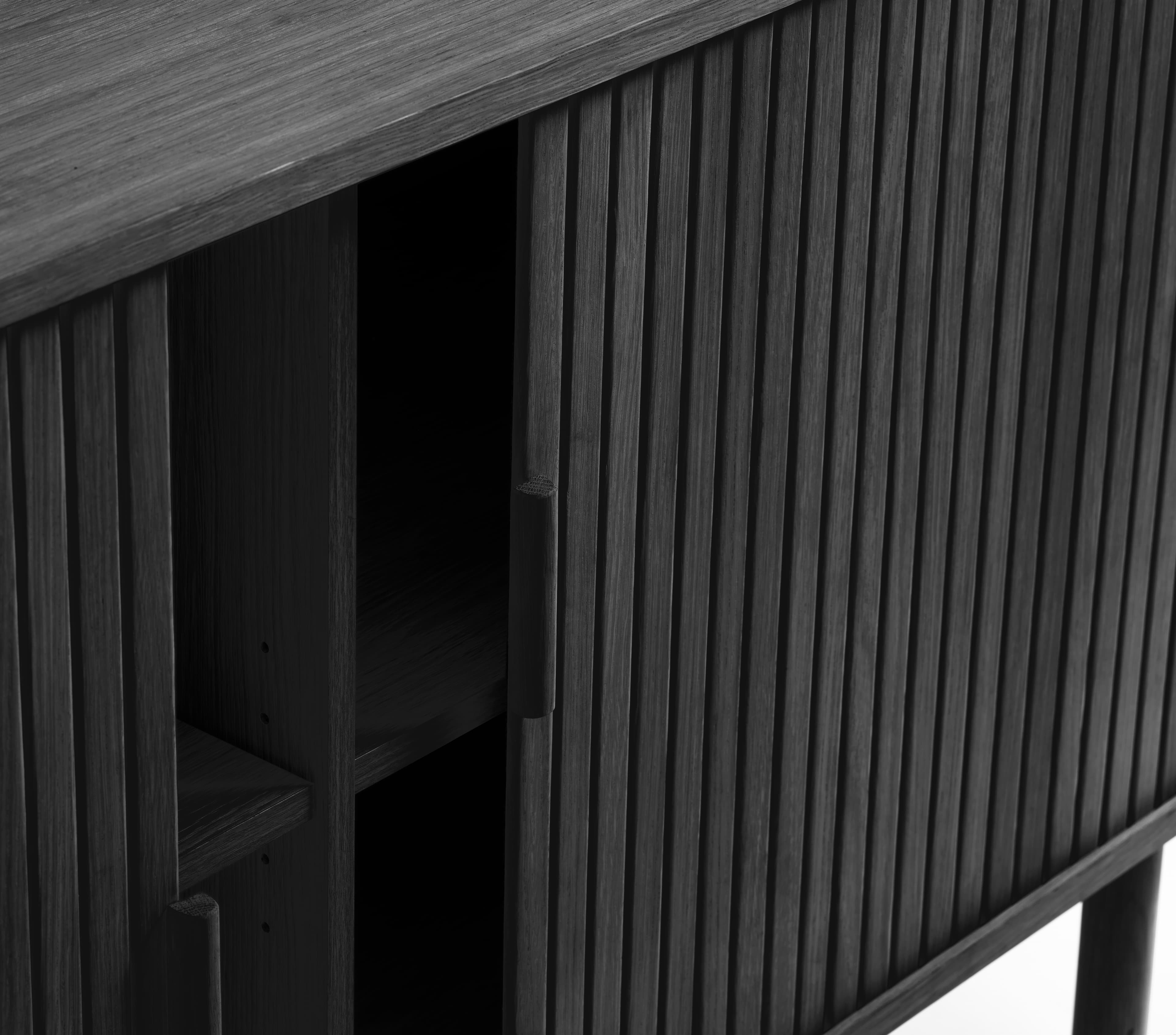 Tindra Sideboard Black Oak 160cm