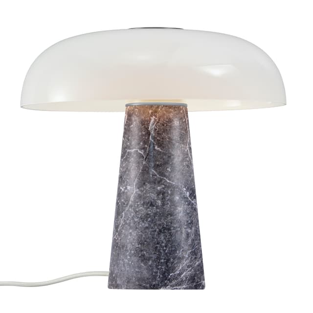 Glossy Table Lamp Gray