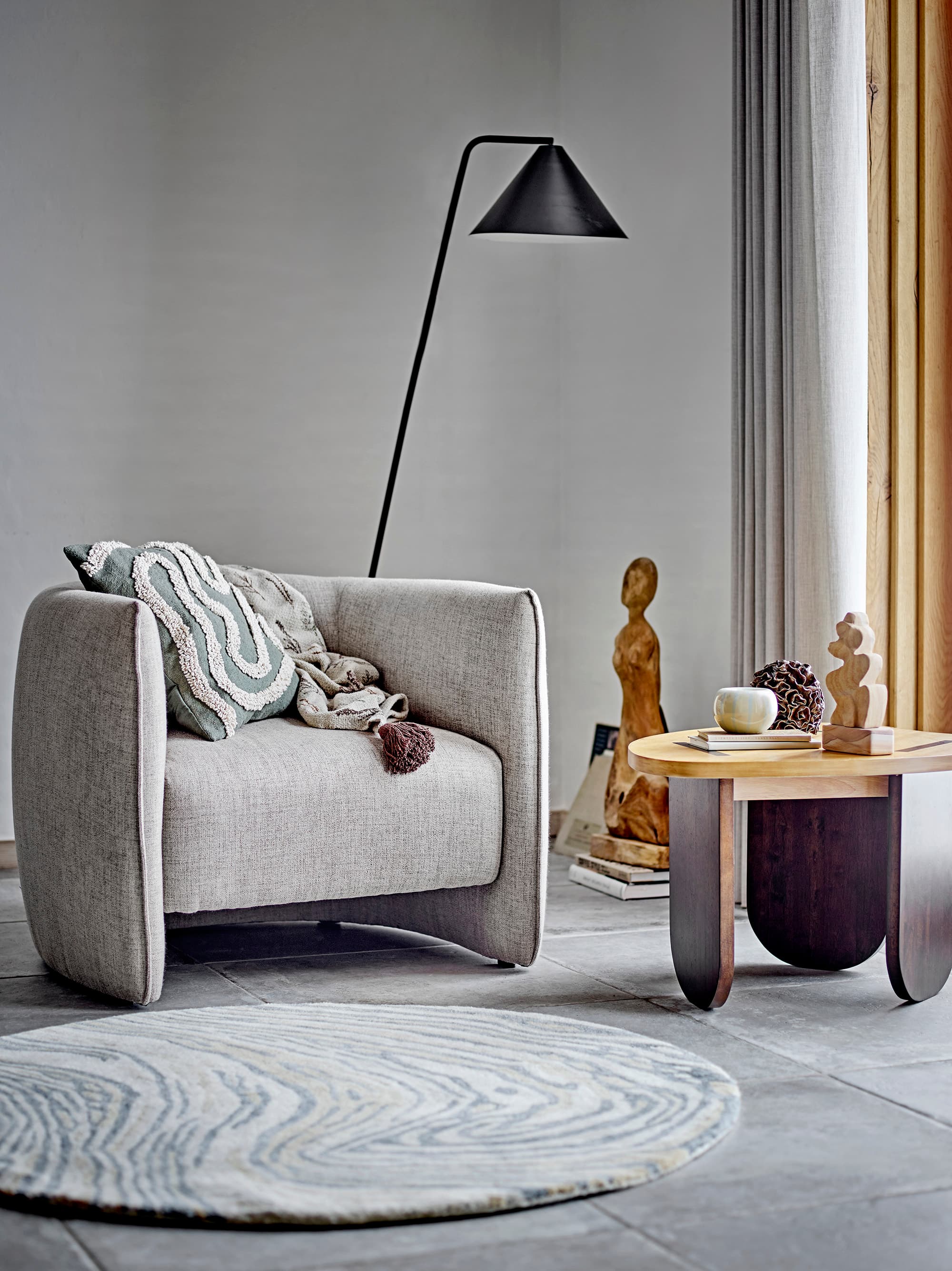 Bacio Armchair Natural