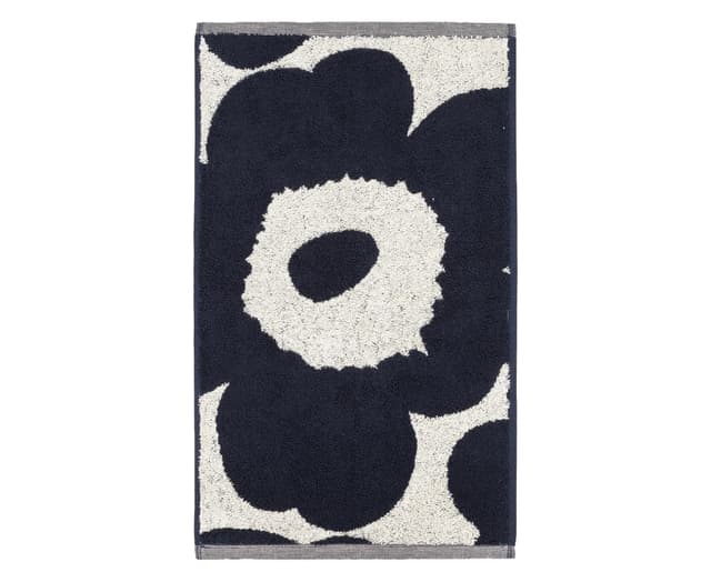 Unikko Handtuch Dunkelblau 30x50