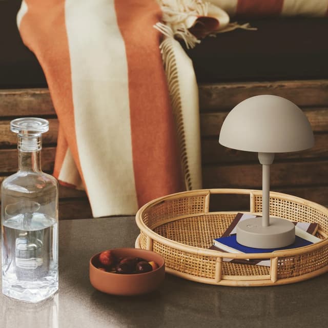 Ellen To-Go Portable Table Lamp Beige