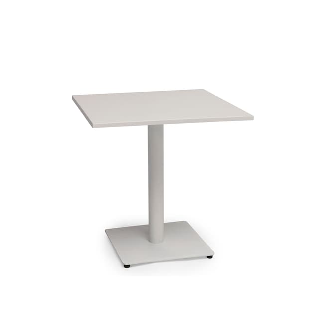 Näsby Cafétisch Weiß 70x70