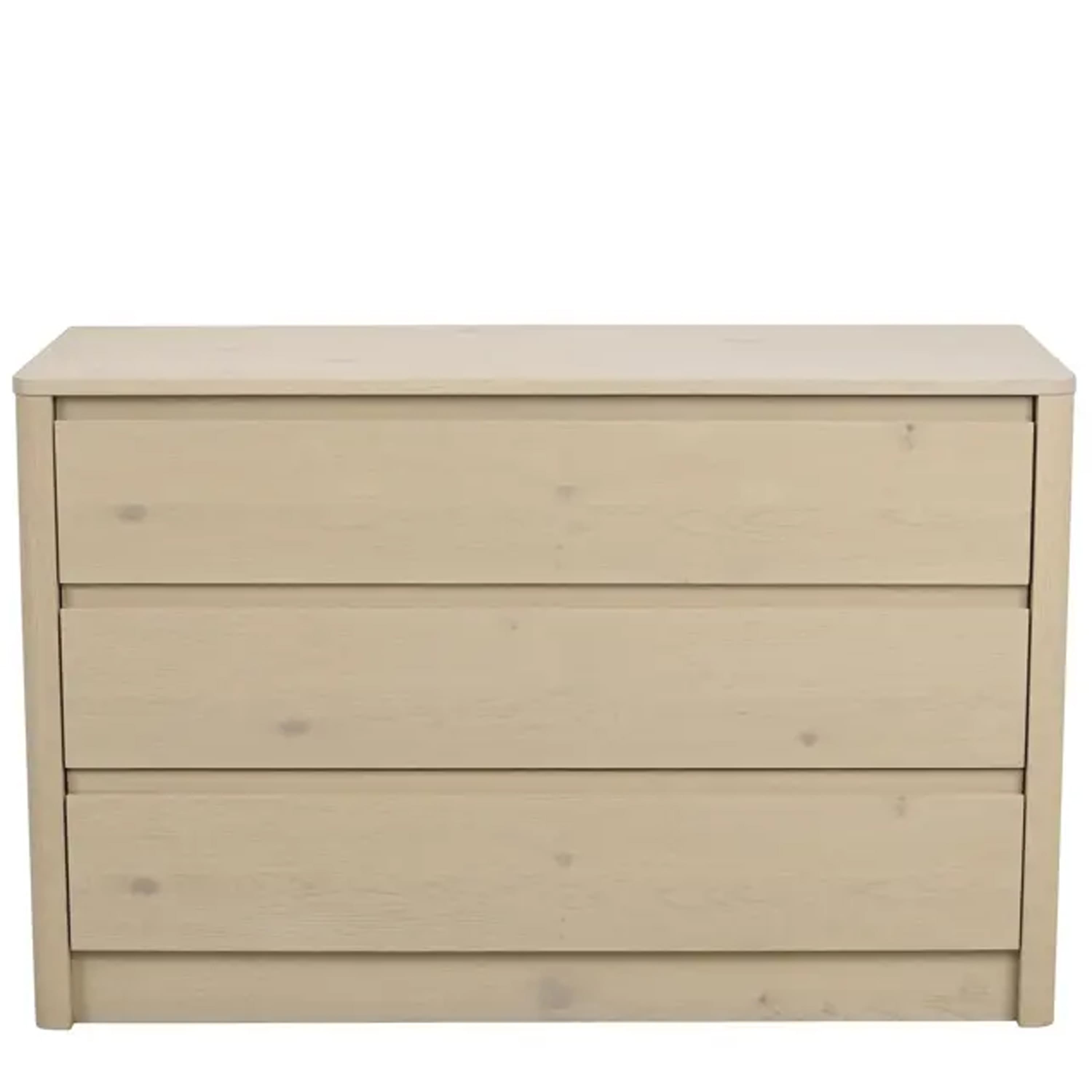 Melstone Kommode Weiß pigmentierte Eiche 110x70