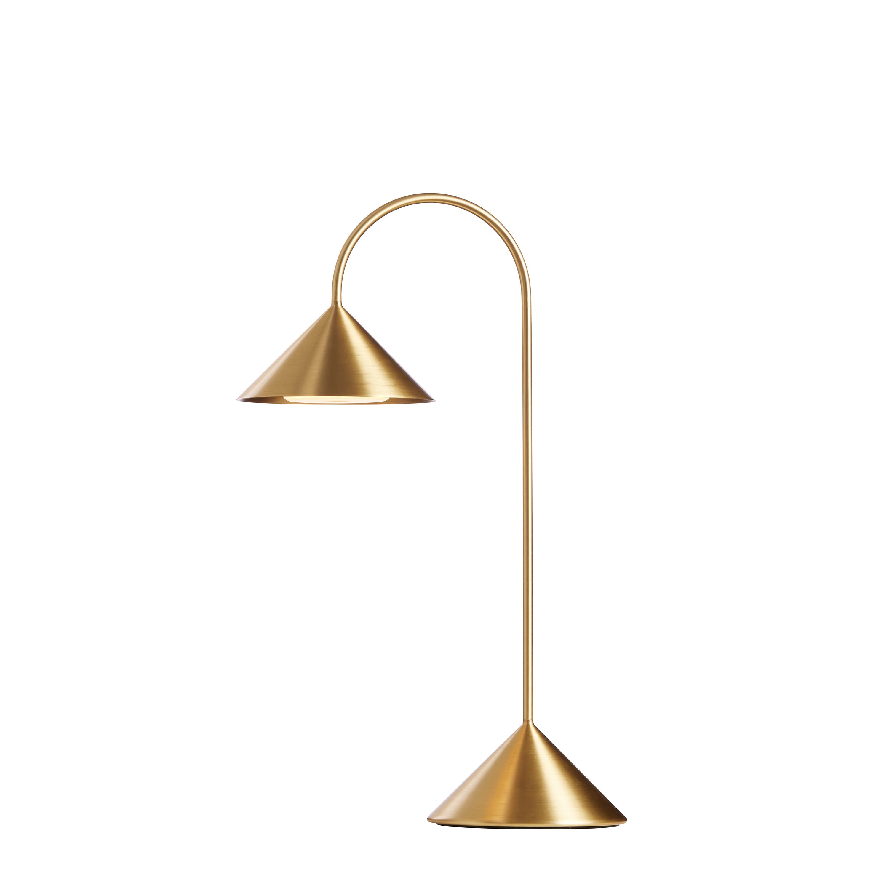 Grasp Tragbare Tischlampe Solid Brass 47cm