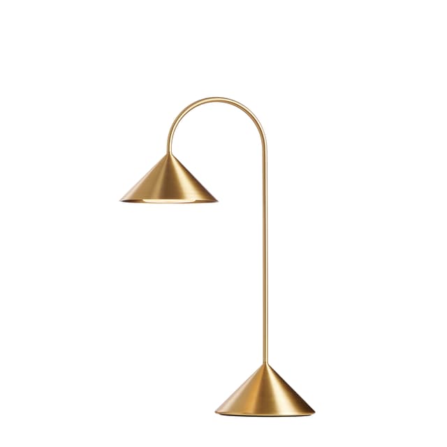 Grasp Portable Table Lamp Solid Brass 47cm