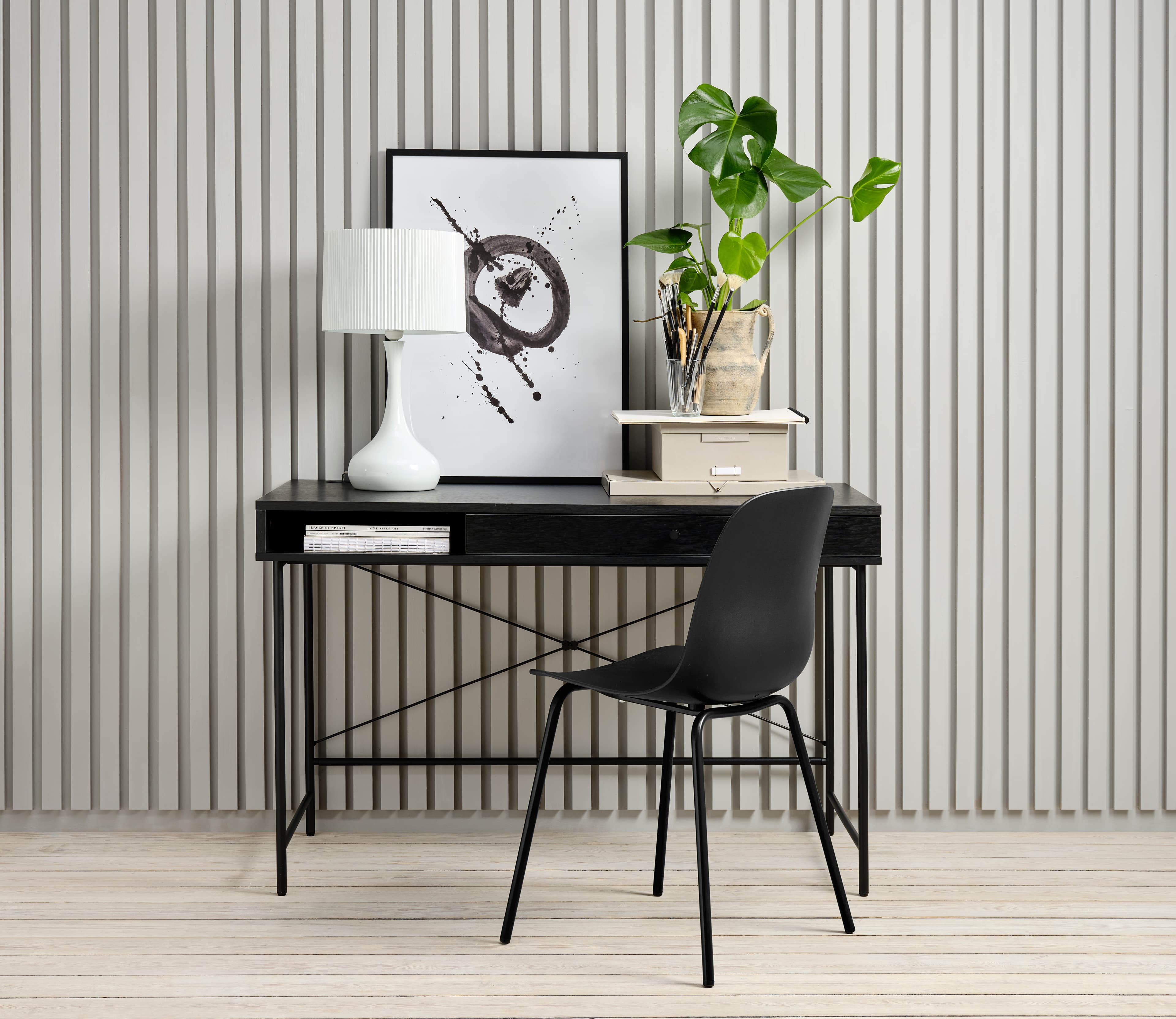 Elin Desk Black 120cm