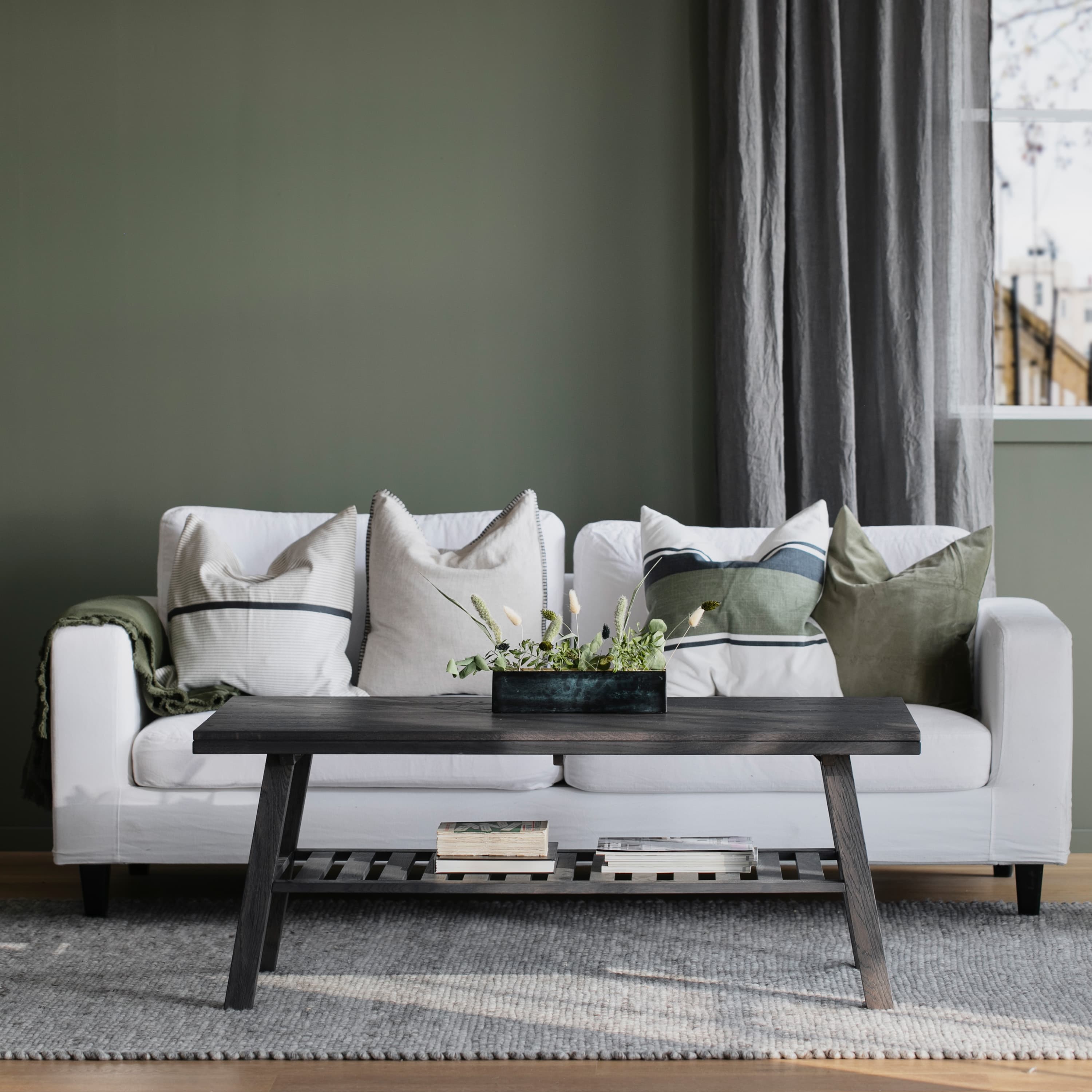 Brooklyn Couchtisch Dunkelbraune Eiche