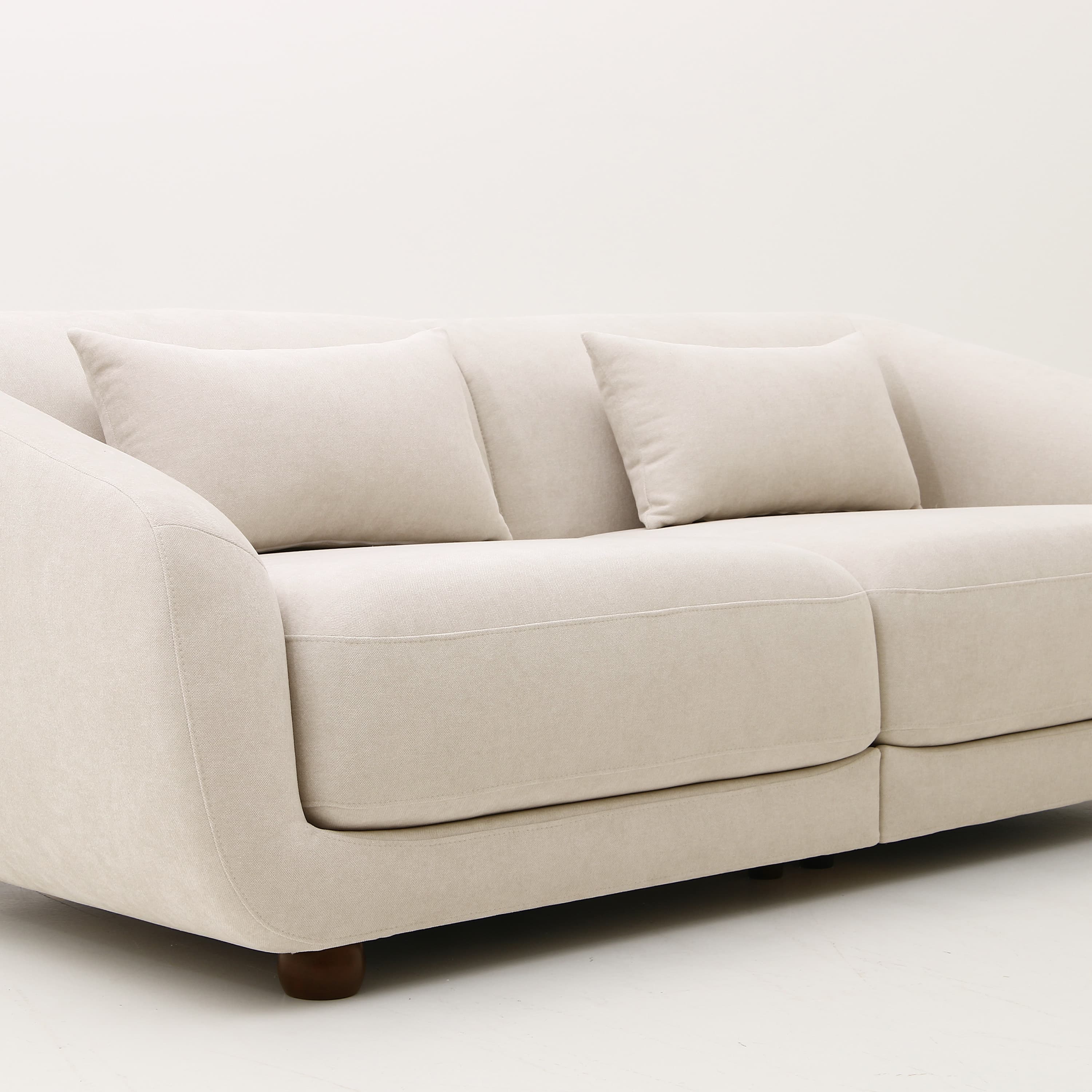 Alba 2-Sitzer-Sofa Beige 218cm
