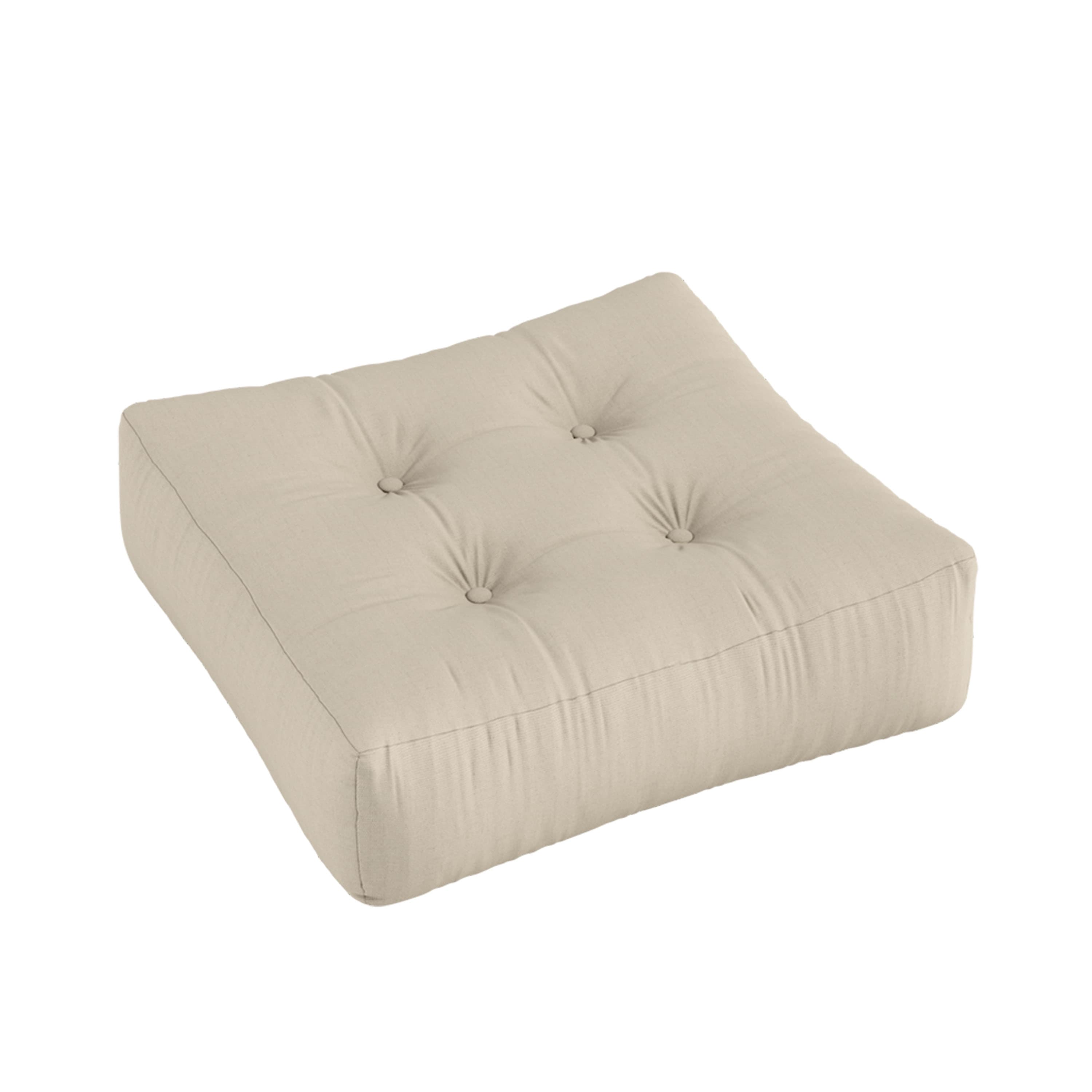 More Out Pouf Beige 70x70cm