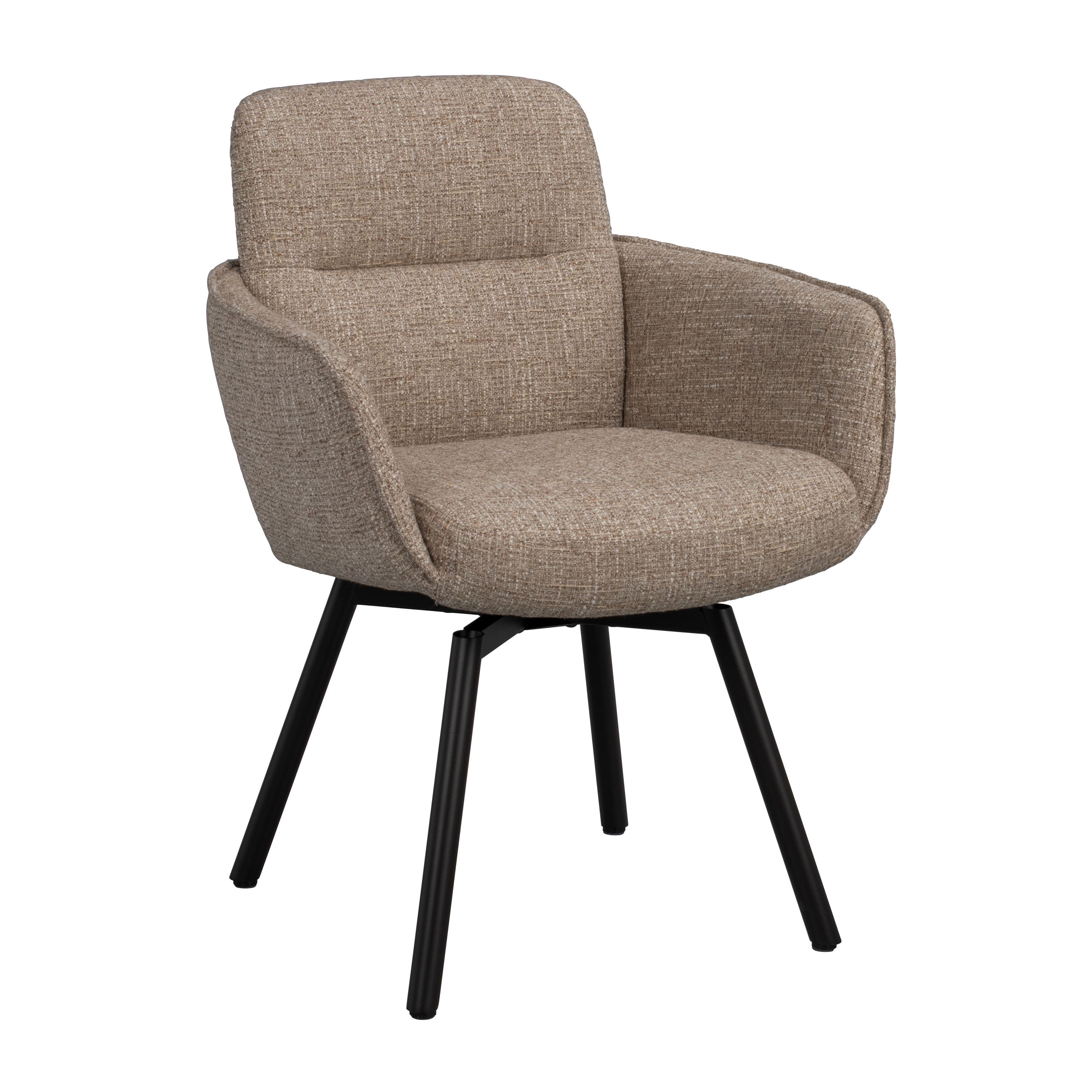 Roswell Karmstol Mörkbeige/Brun