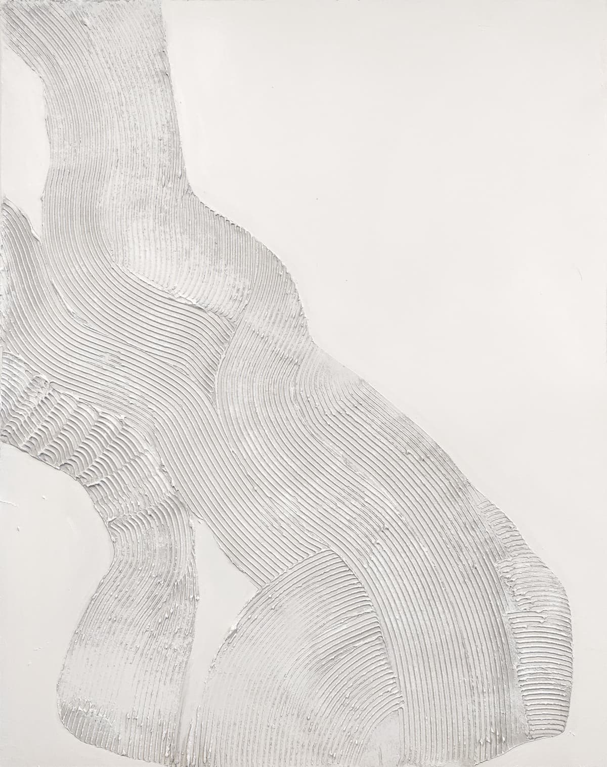 White Skulptur 1 Bild Ohne Rahmen 90x120cm