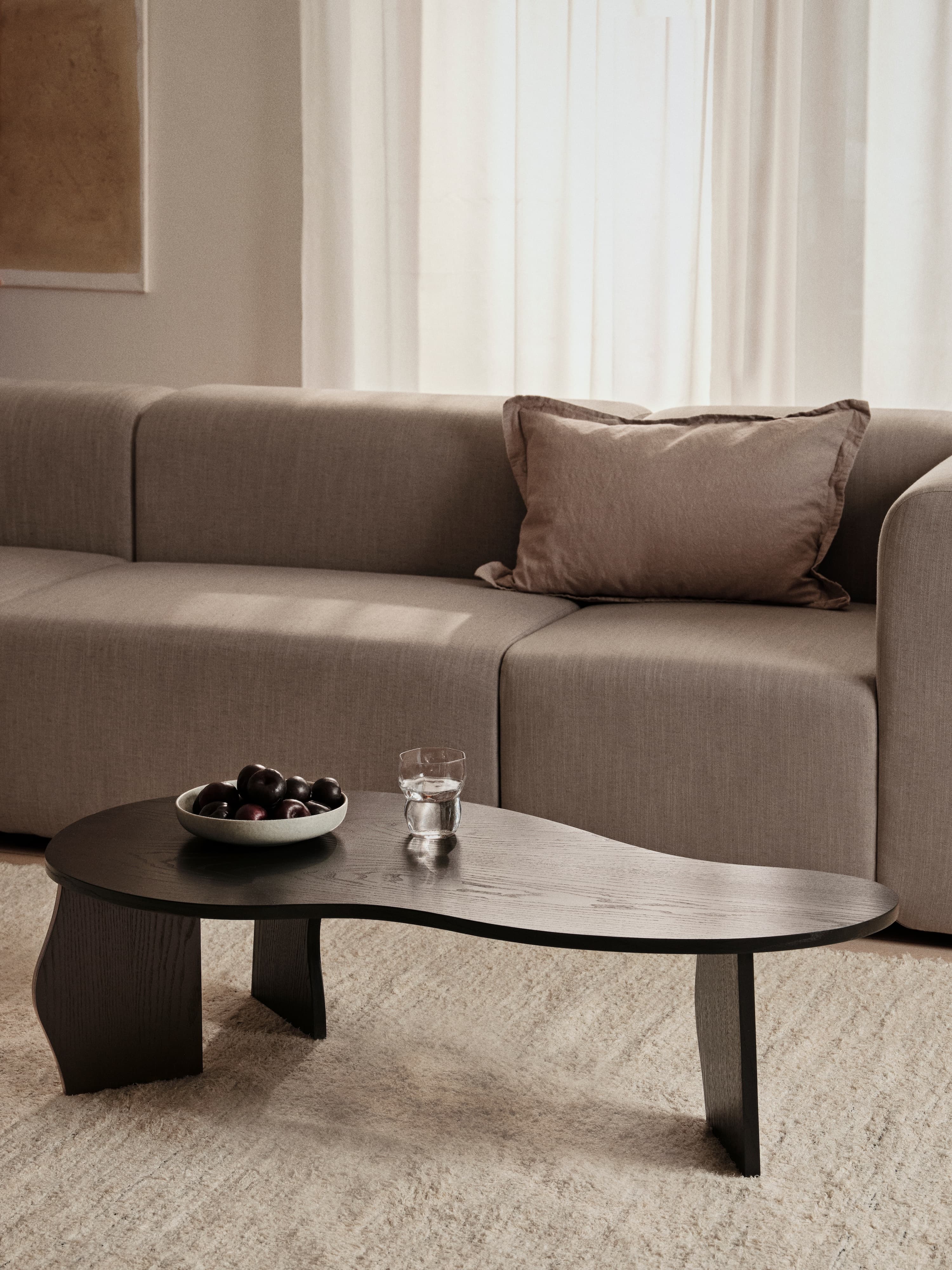 Brook Couchtisch Schwarz 112x60