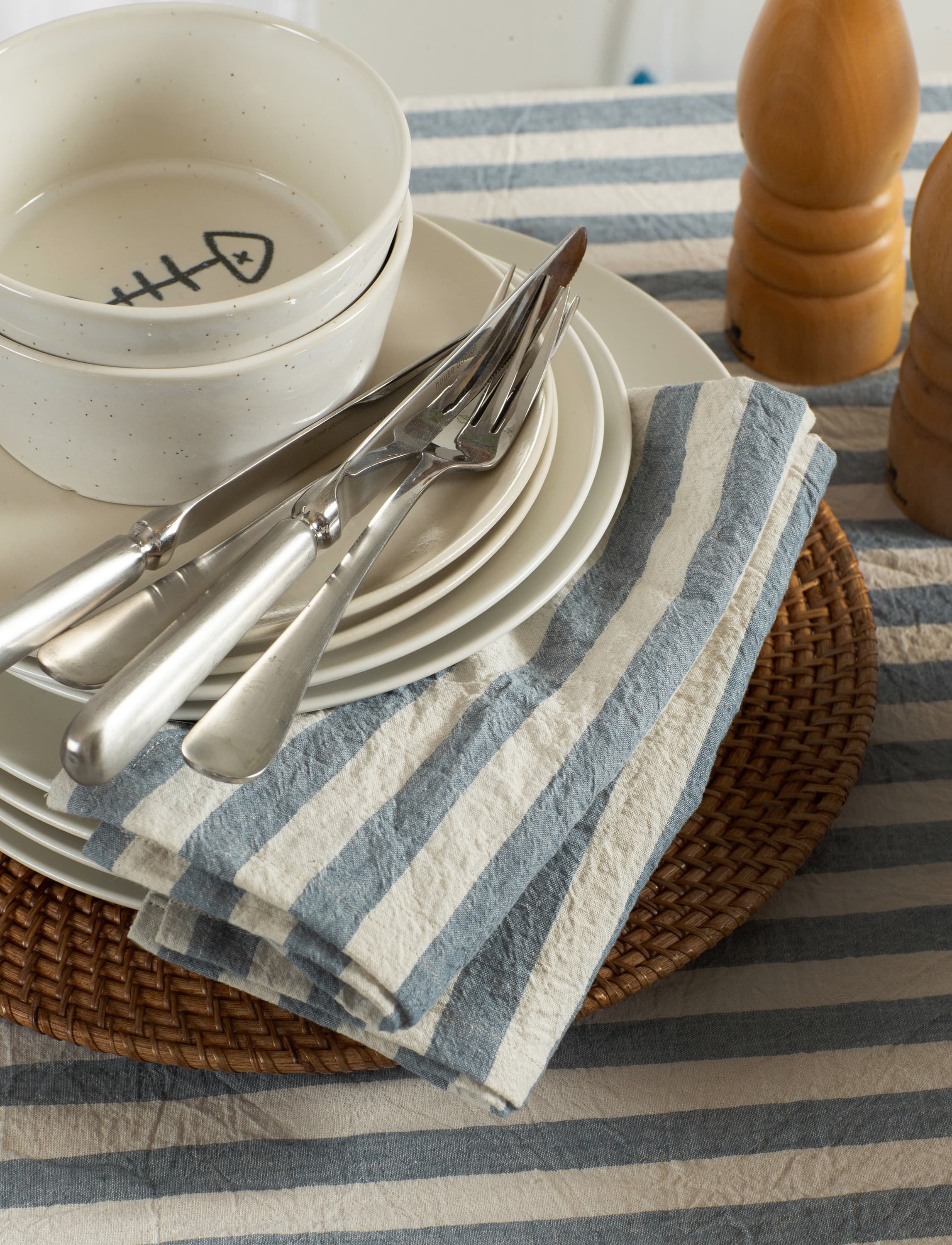Riviera Serviette Azur 45x45 4er-Pack