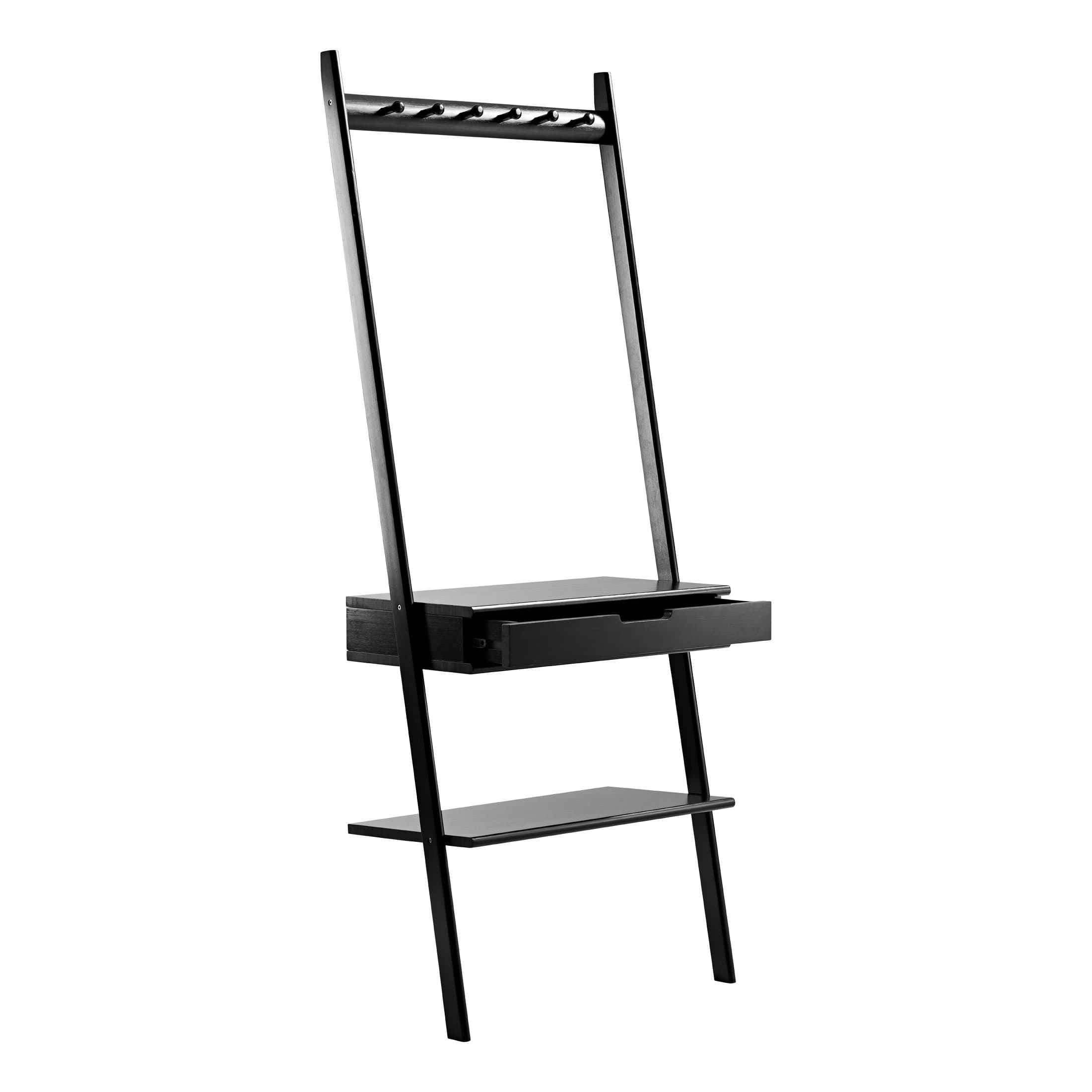 Noble Schwarze Flurgarderobe